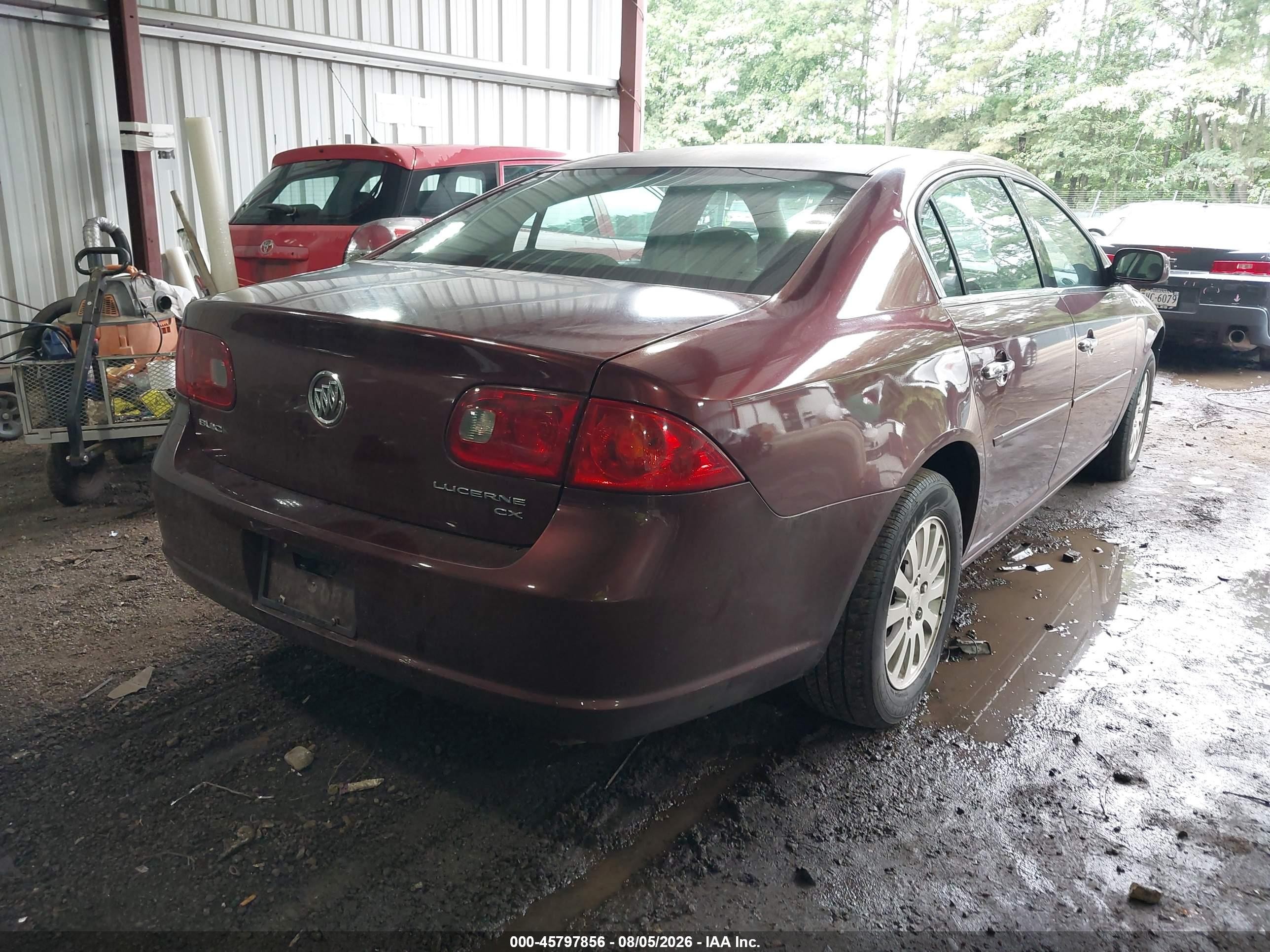 2007 Buick Lucerne Cx Purple vin: 1G4HP57257U176950