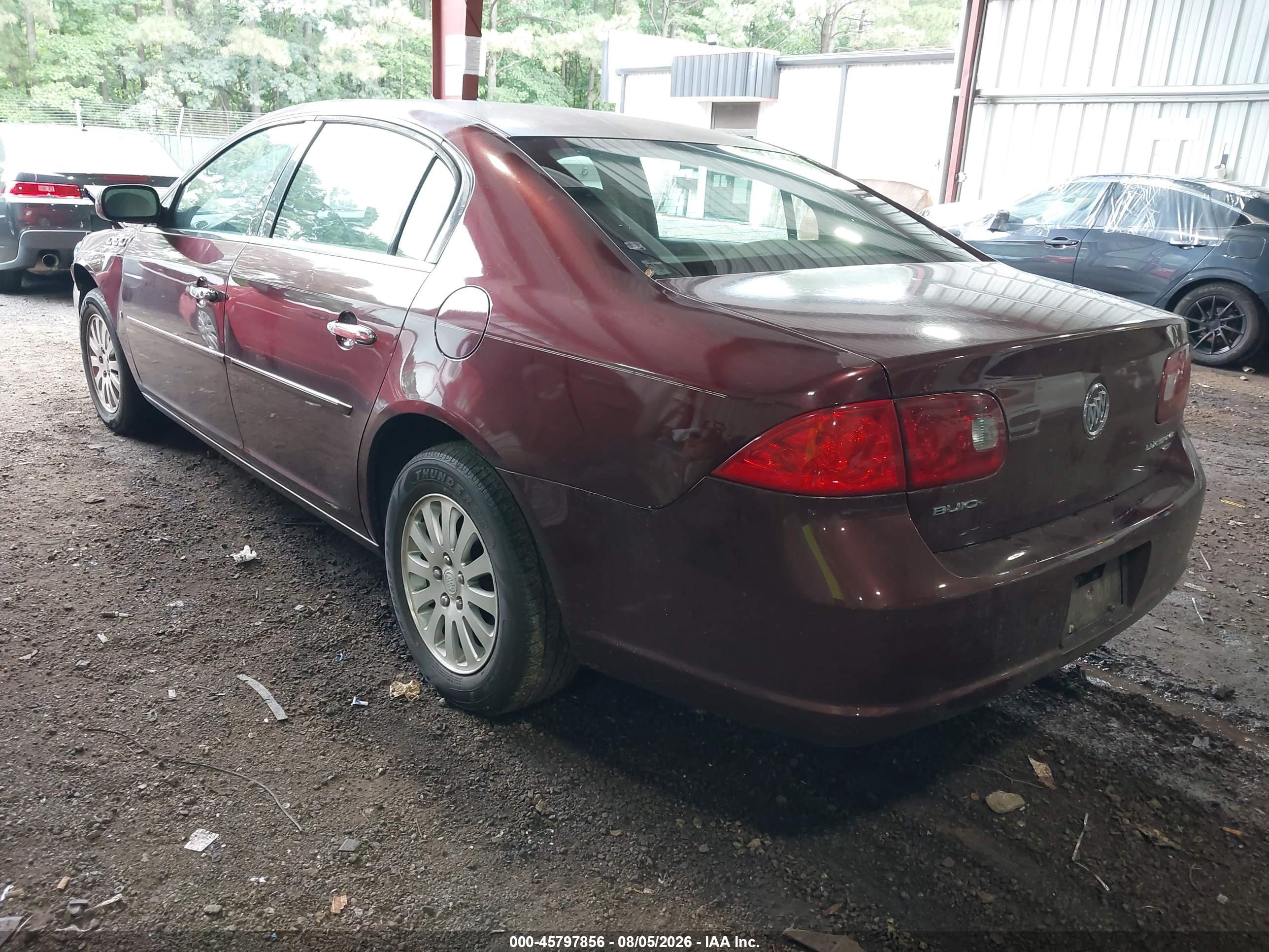 2007 Buick Lucerne Cx Purple vin: 1G4HP57257U176950