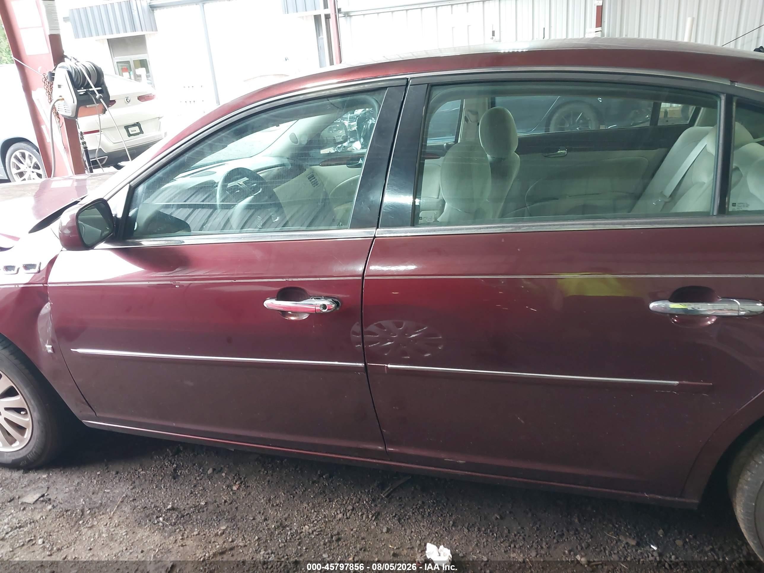 2007 Buick Lucerne Cx Purple vin: 1G4HP57257U176950
