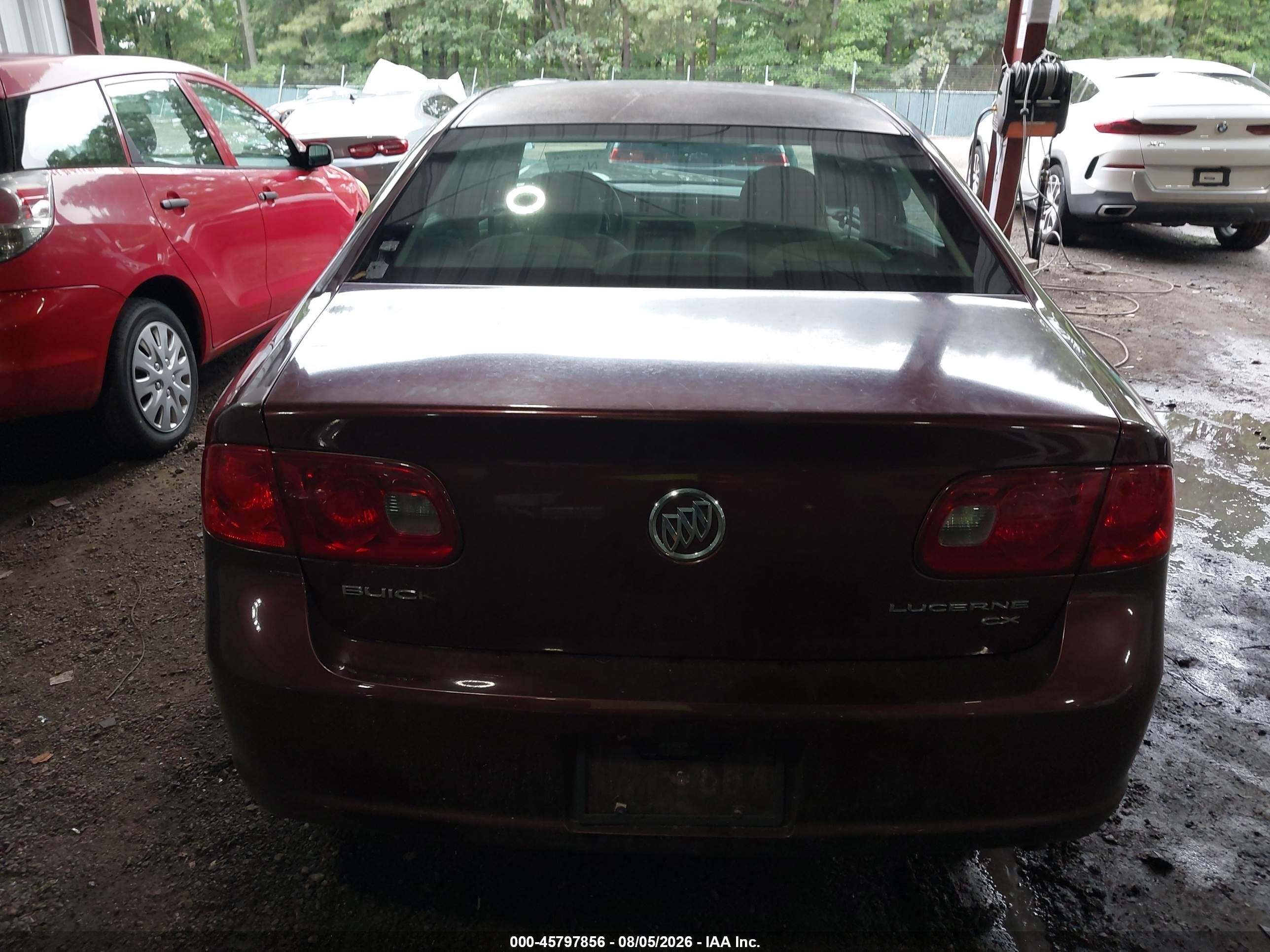 2007 Buick Lucerne Cx Purple vin: 1G4HP57257U176950