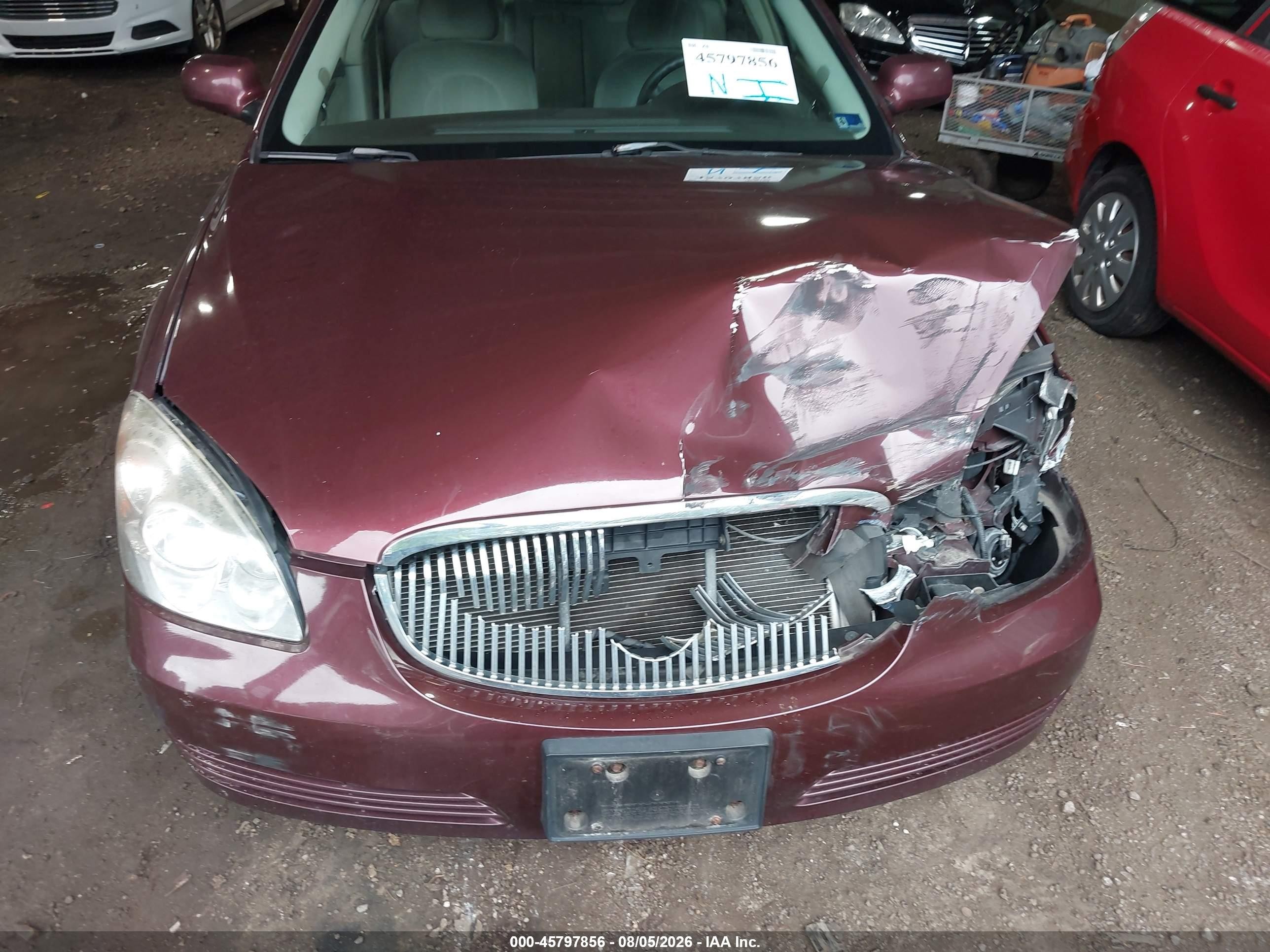 2007 Buick Lucerne Cx Purple vin: 1G4HP57257U176950