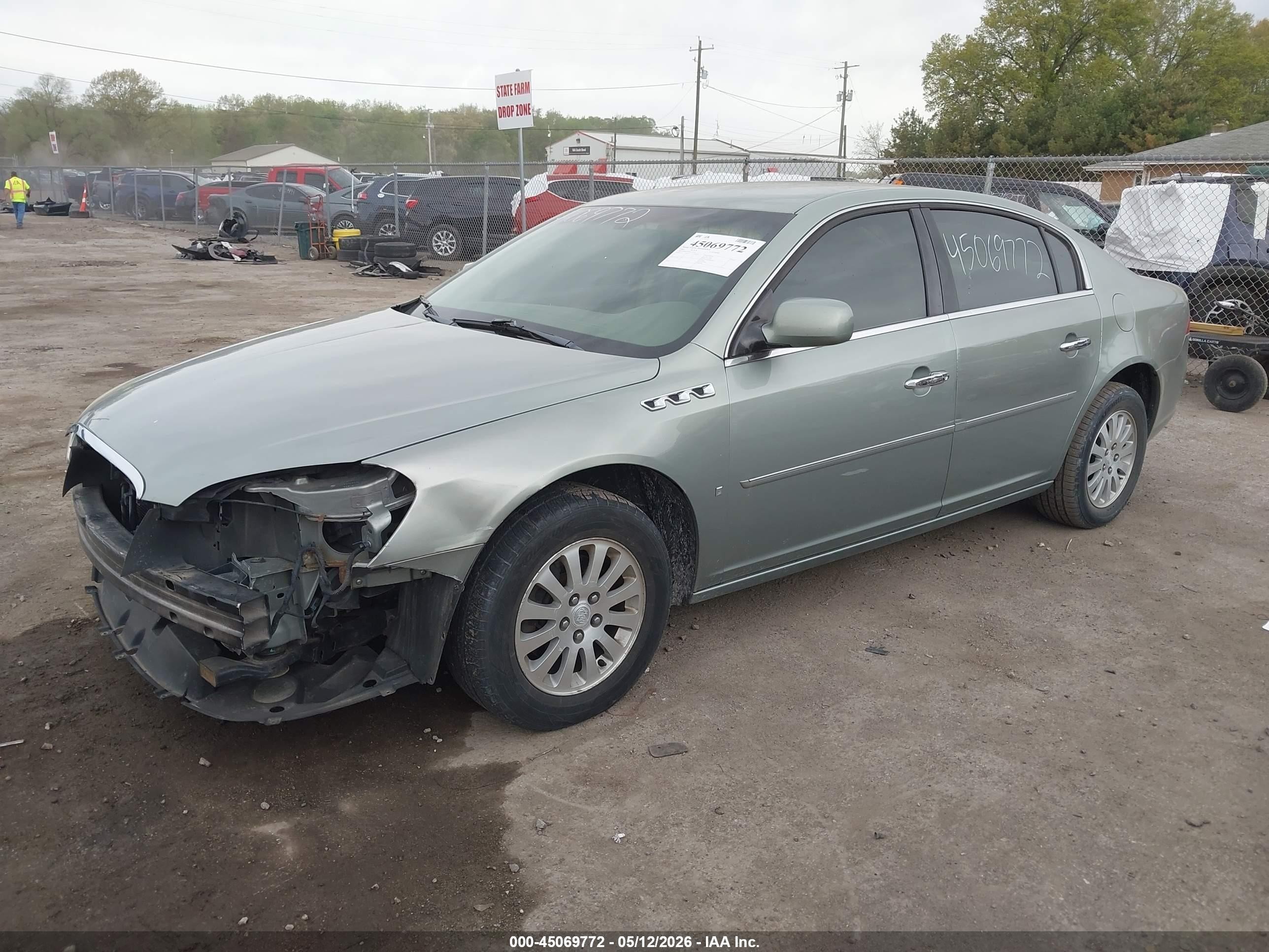 2006 Buick Lucerne Cx Green vin: 1G4HP57266U192203