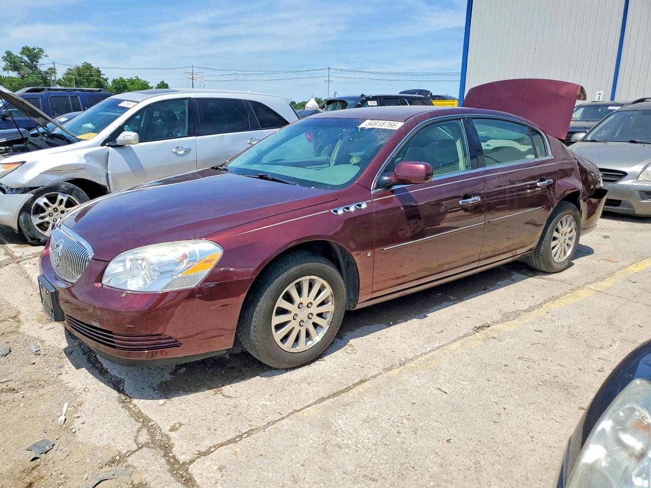 2006 Buick Lucerne Cx Burgundy vin: 1G4HP57266U213972