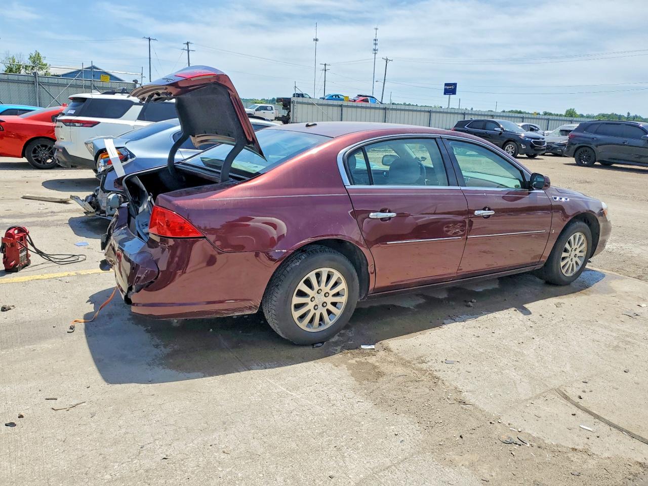 2006 Buick Lucerne Cx Burgundy vin: 1G4HP57266U213972