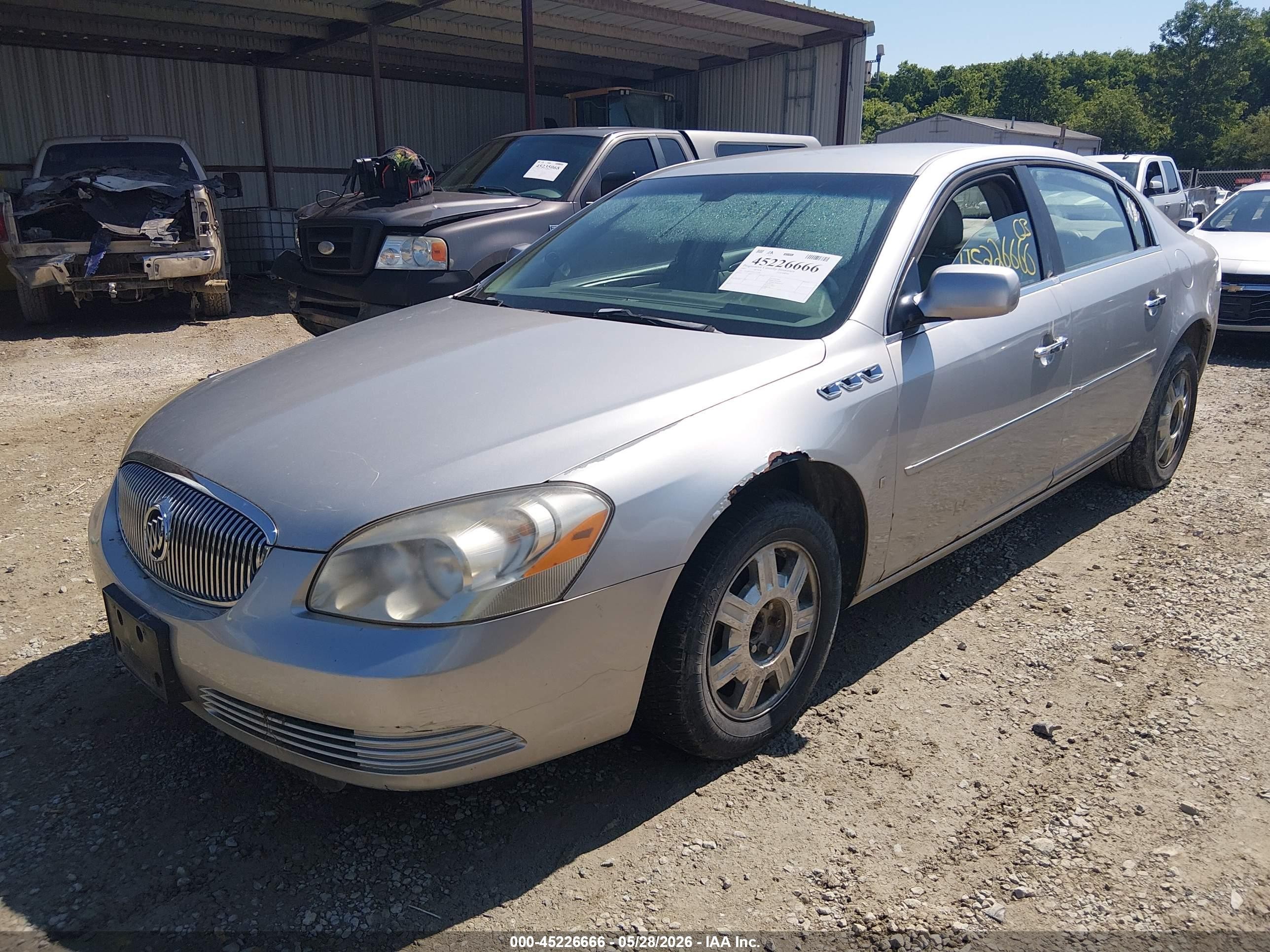 2007 Buick Lucerne Cx Серебряный vin: 1G4HP57267U172289