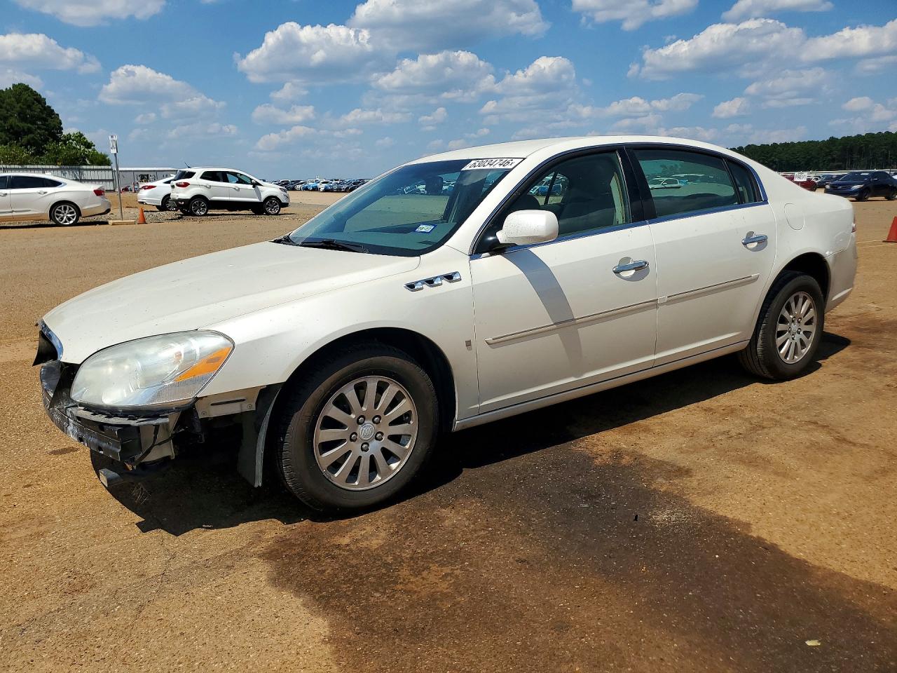 2008 Buick Lucerne Cx White vin: 1G4HP57268U153114