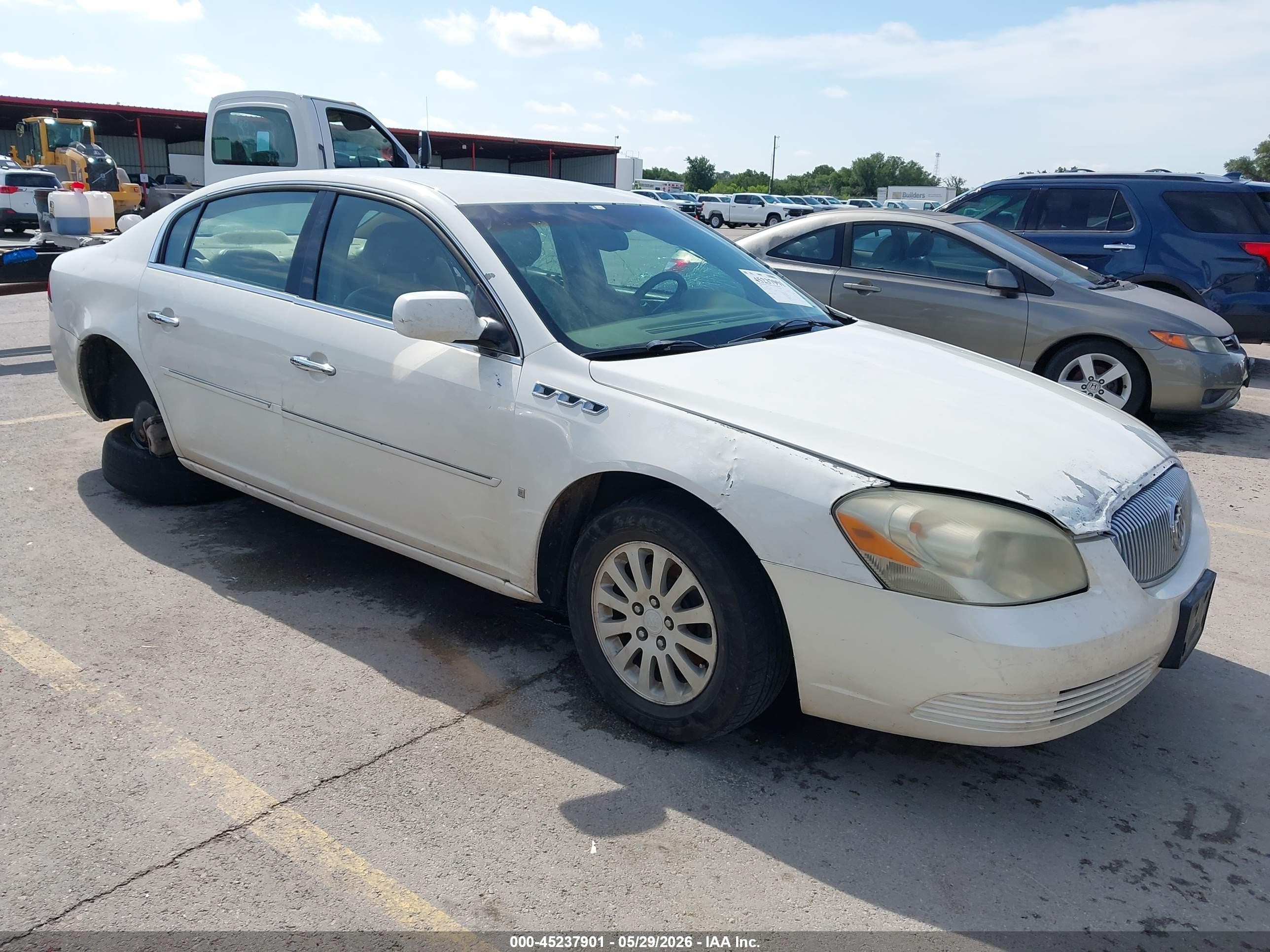2006 Buick Lucerne Cx White vin: 1G4HP57276U226228
