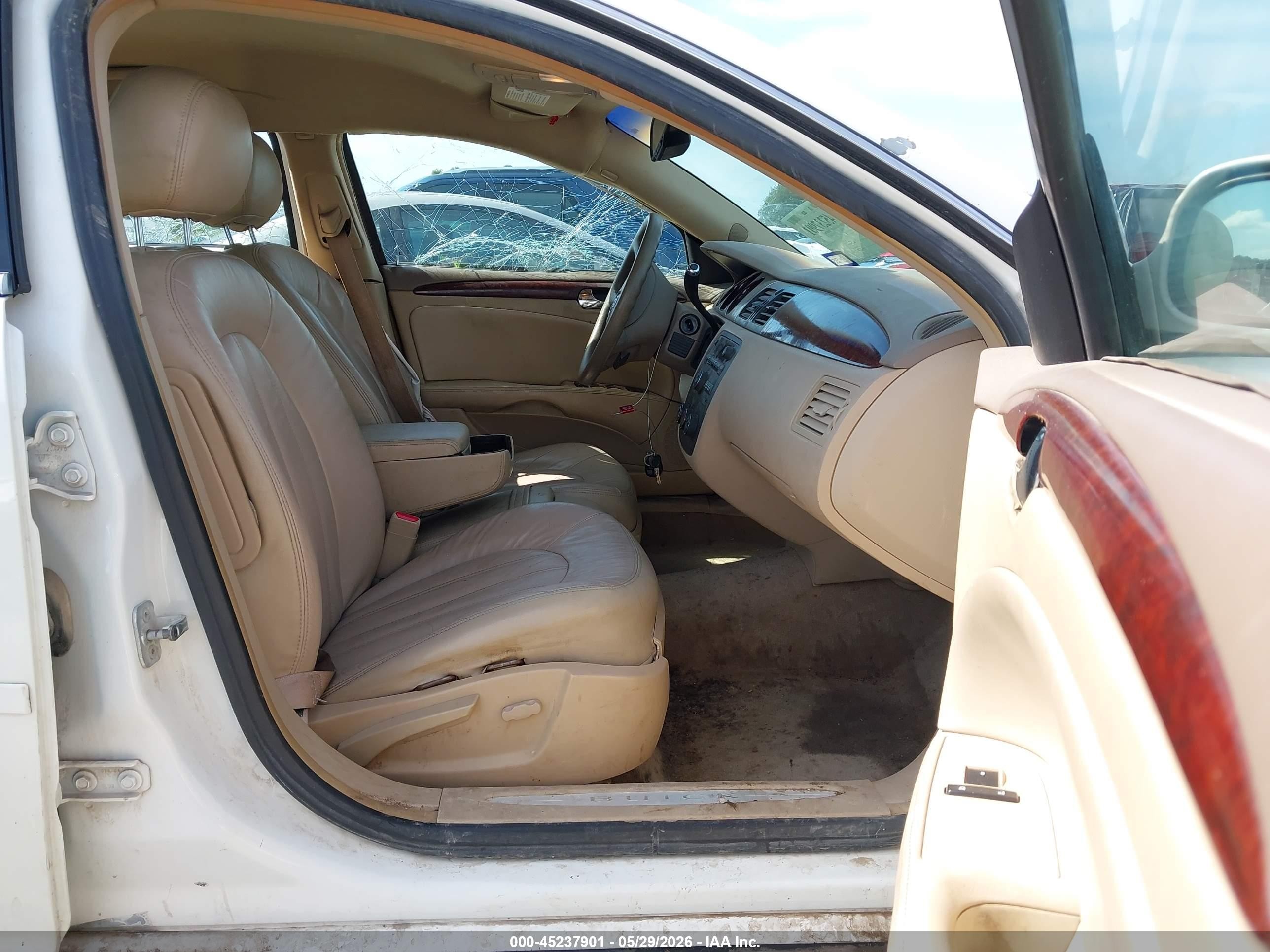 2006 Buick Lucerne Cx White vin: 1G4HP57276U226228