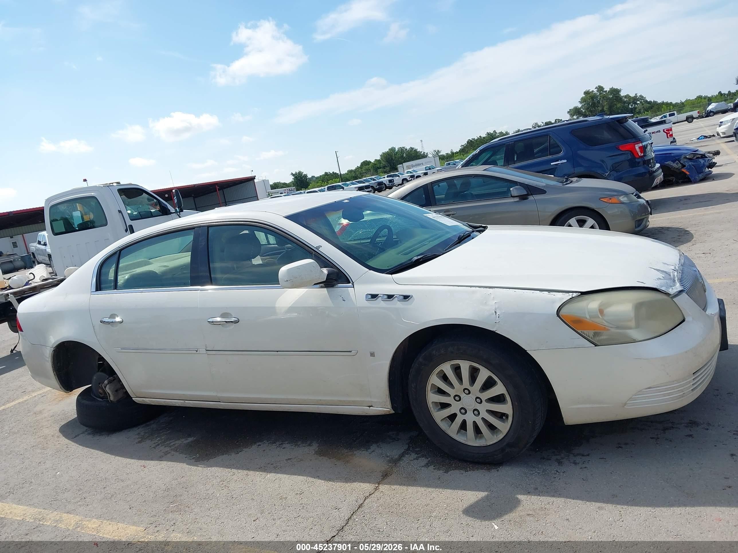 2006 Buick Lucerne Cx White vin: 1G4HP57276U226228