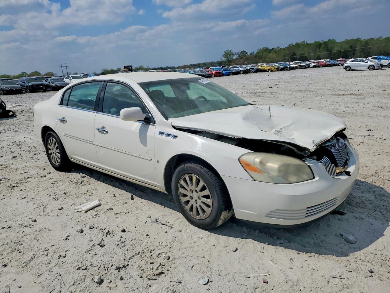 2007 Buick Lucerne Cx Белый vin: 1G4HP57277U200133