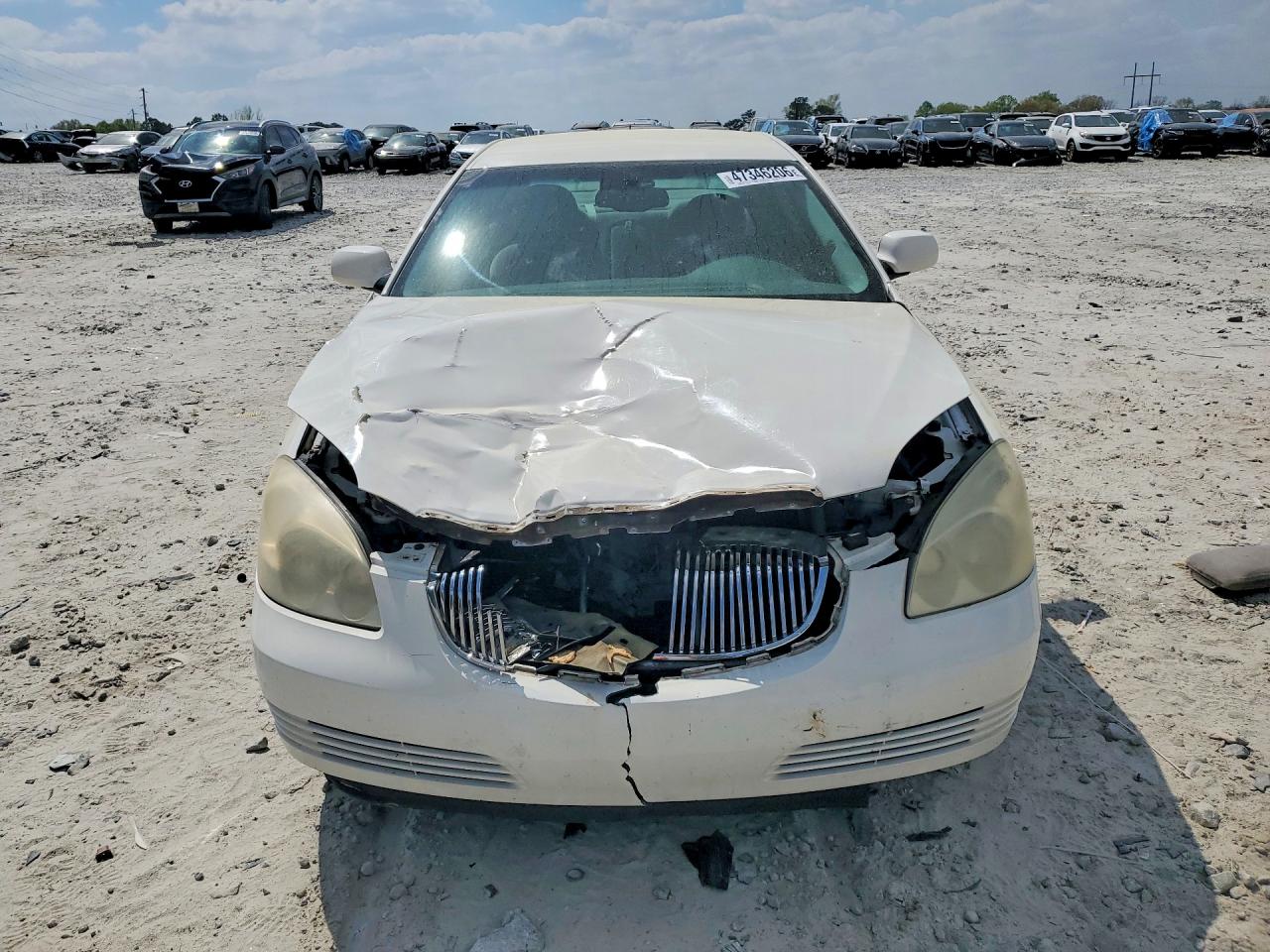2007 Buick Lucerne Cx Белый vin: 1G4HP57277U200133
