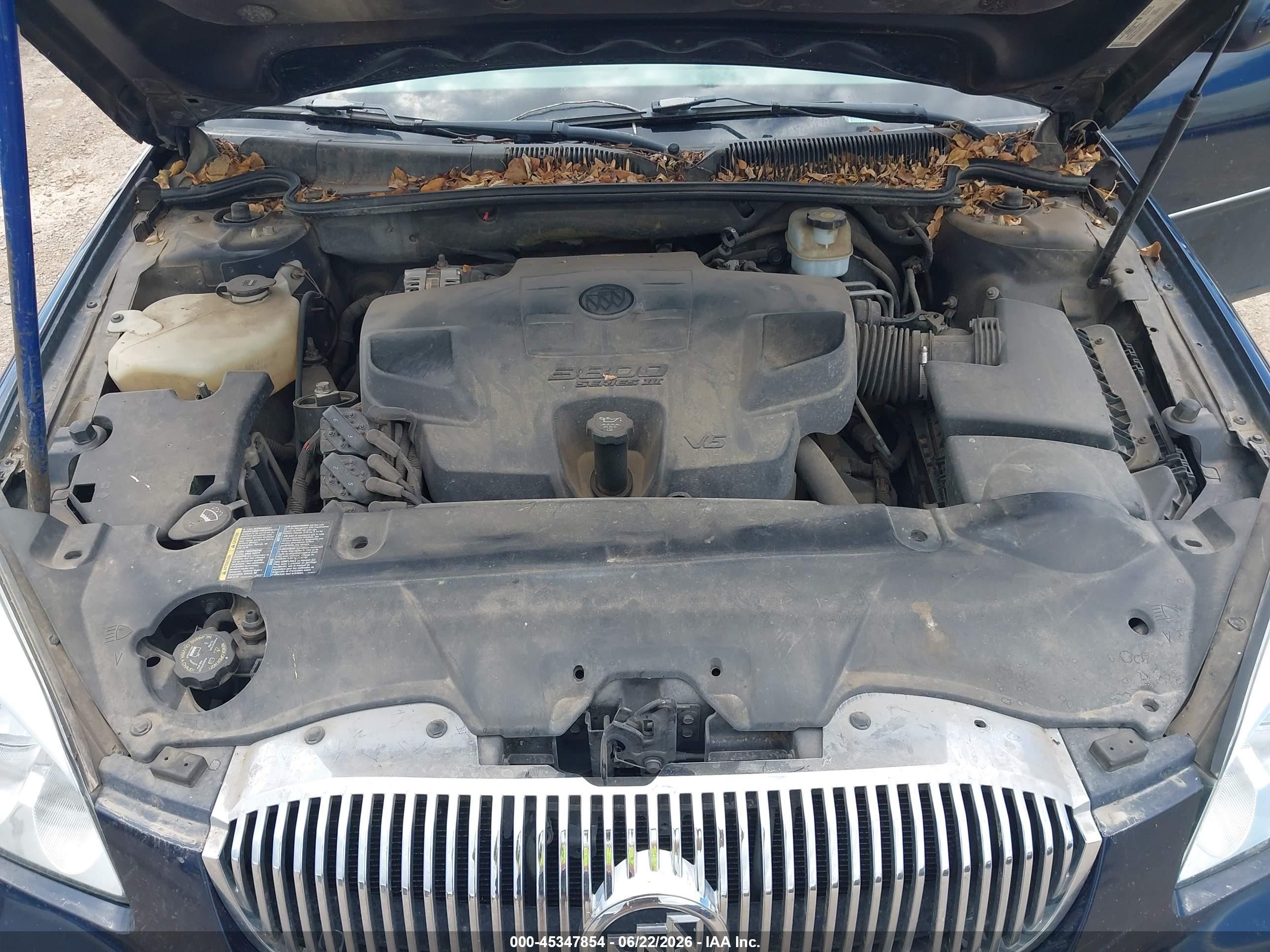 2006 Buick Lucerne Cx Blue vin: 1G4HP57286U167142