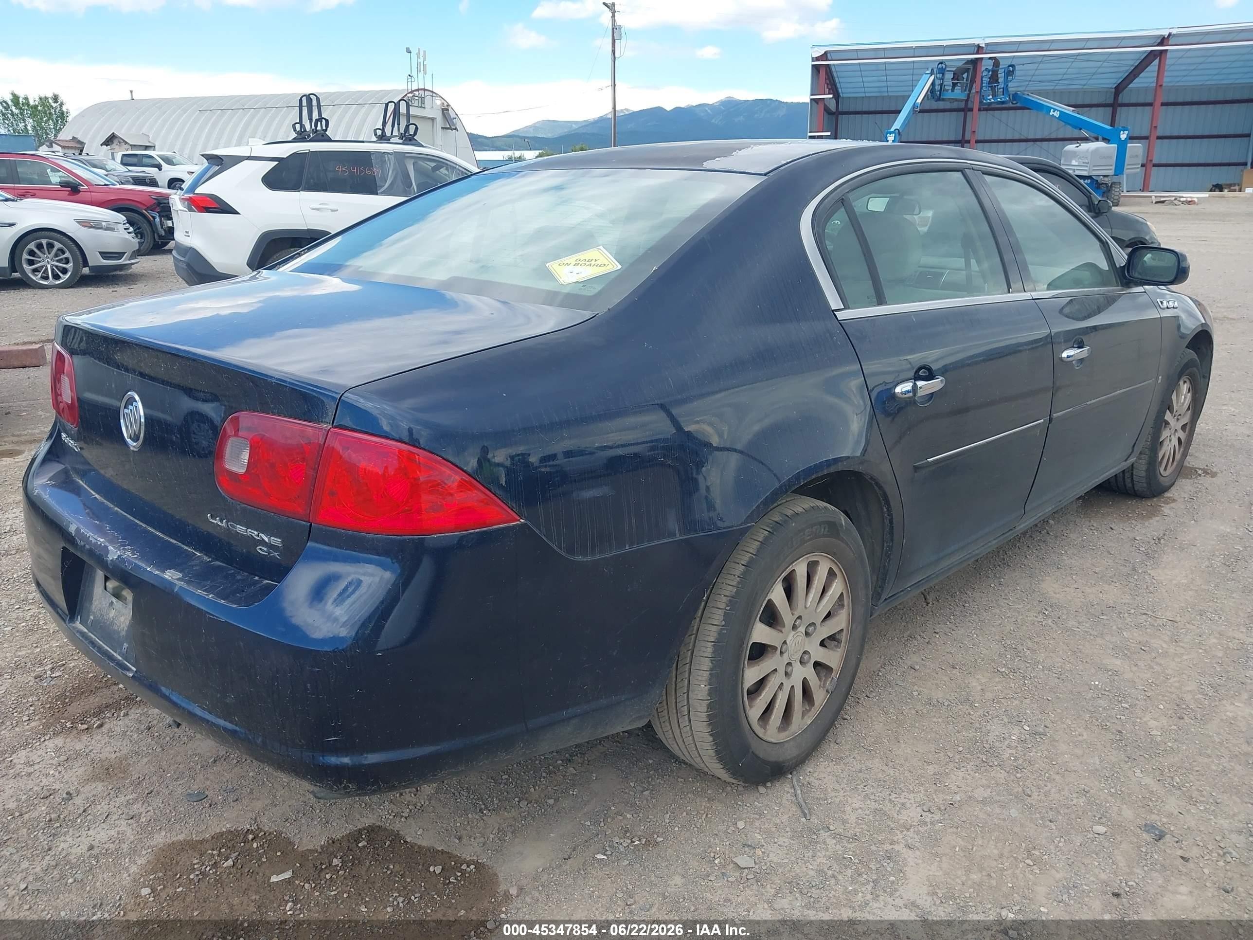2006 Buick Lucerne Cx Blue vin: 1G4HP57286U167142