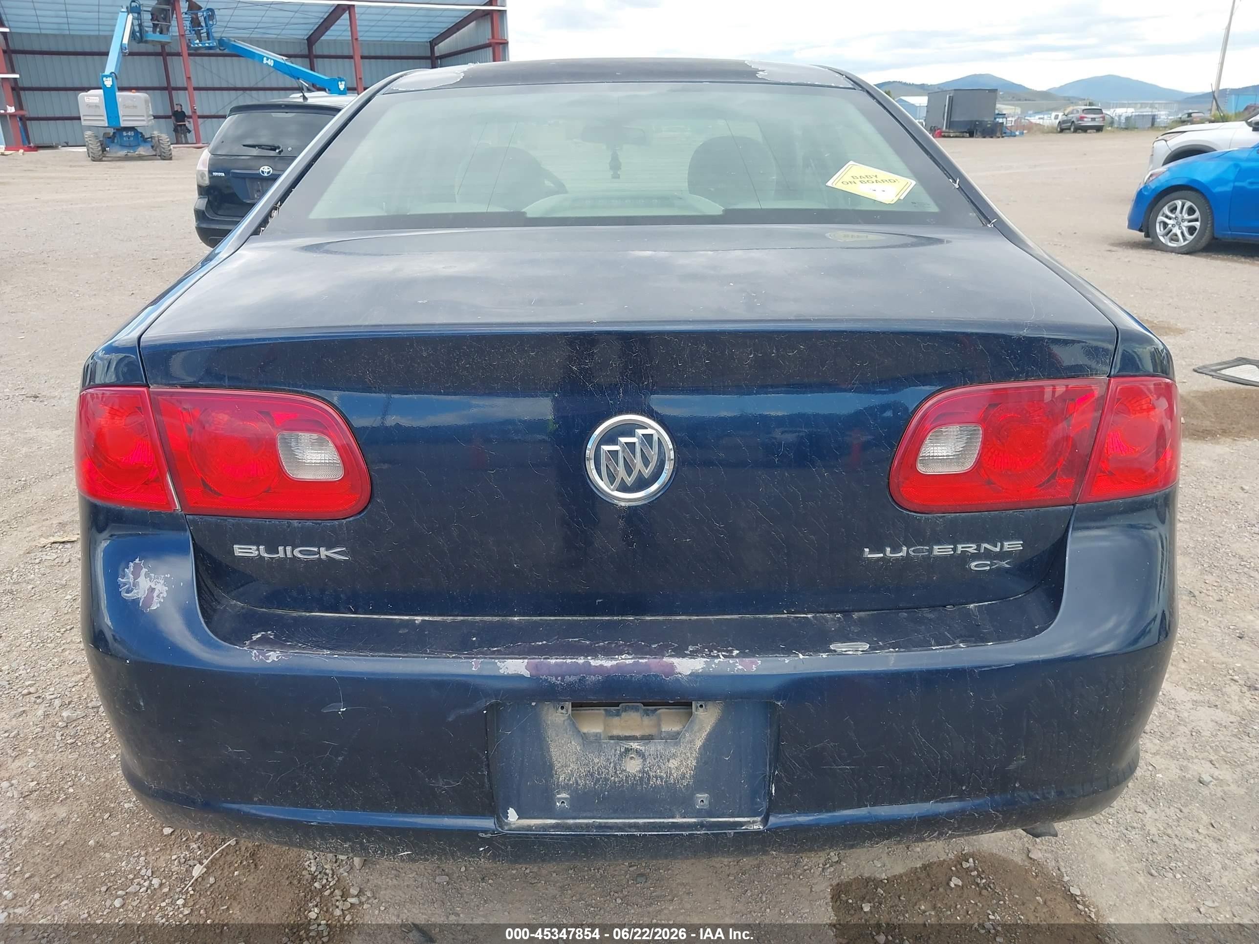 2006 Buick Lucerne Cx Blue vin: 1G4HP57286U167142