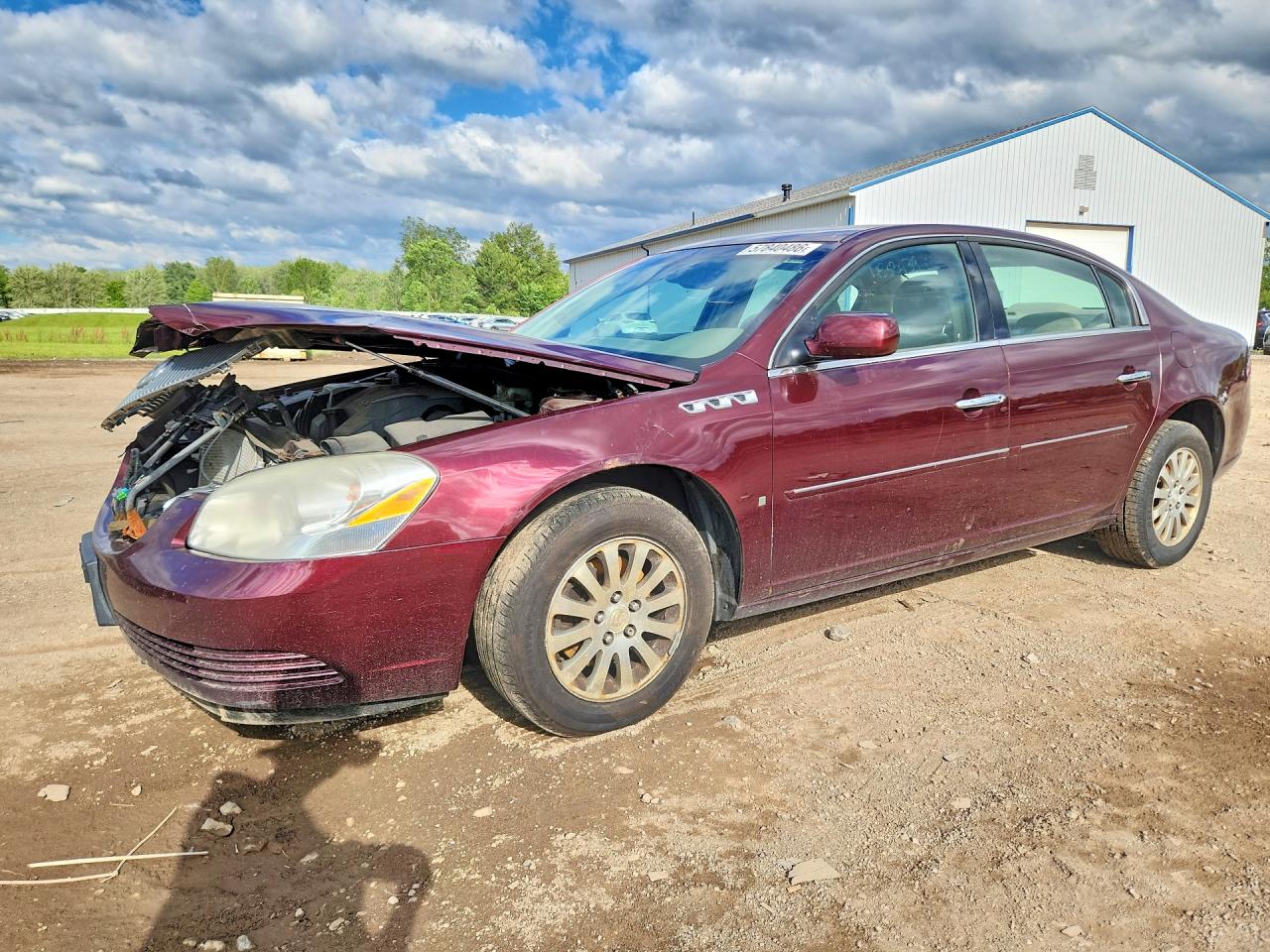 2006 Buick Lucerne Cx Burgundy vin: 1G4HP57286U179663