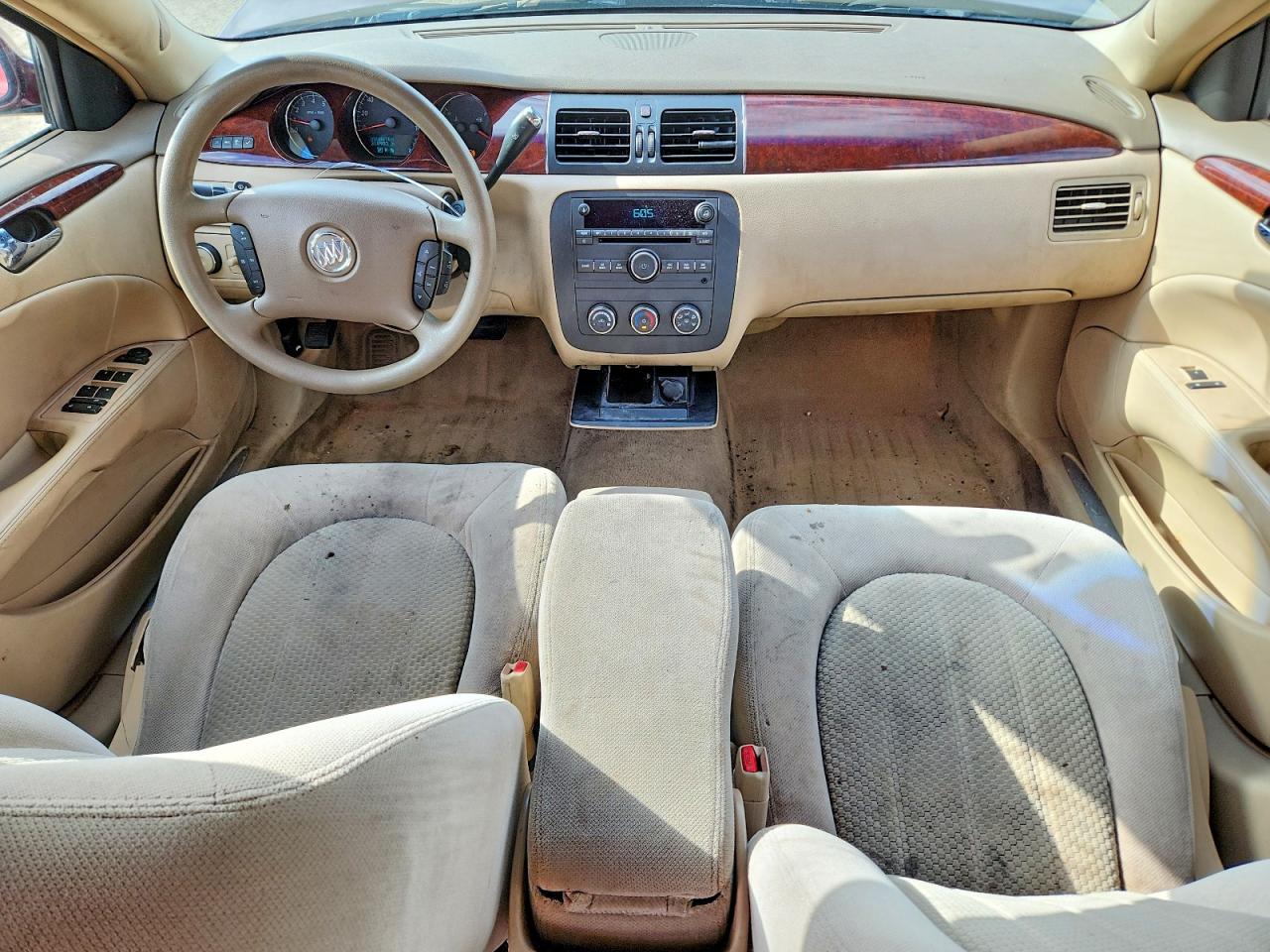 2006 Buick Lucerne Cx Burgundy vin: 1G4HP57286U179663