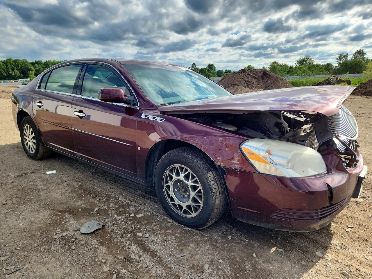 2006 Buick Lucerne Cx Burgundy vin: 1G4HP57286U179663