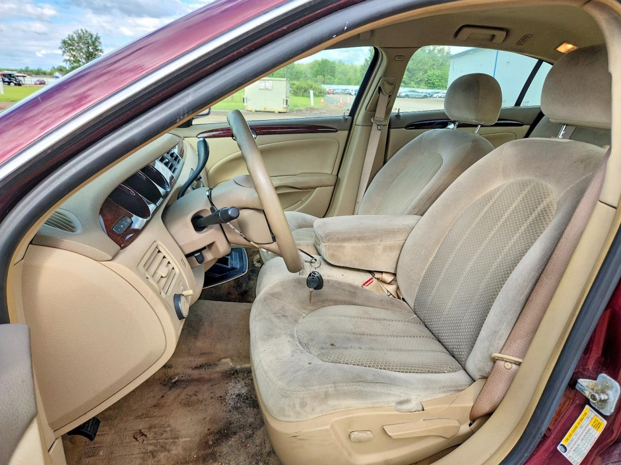 2006 Buick Lucerne Cx Burgundy vin: 1G4HP57286U179663