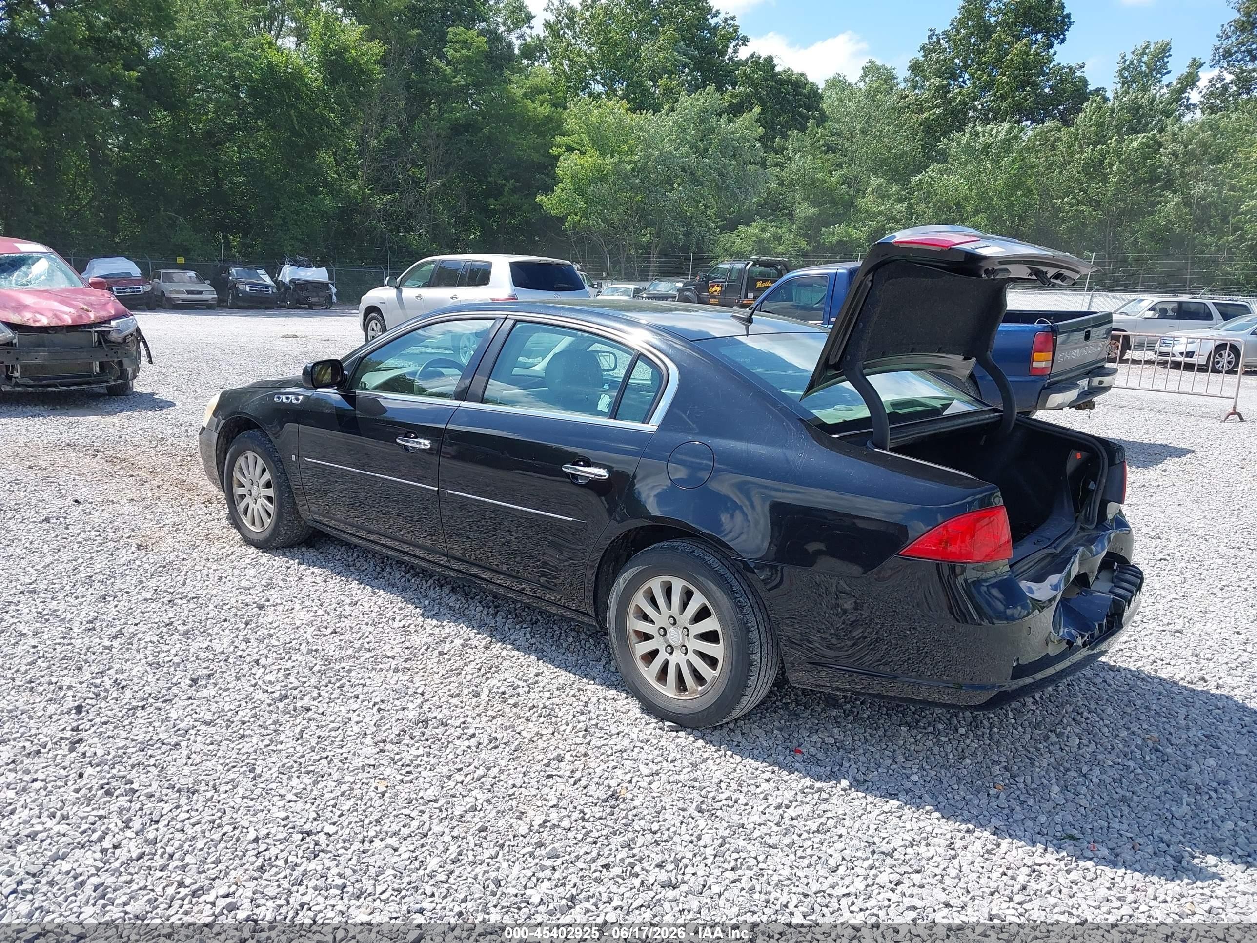 2006 Buick Lucerne Cx Black vin: 1G4HP57286U210622