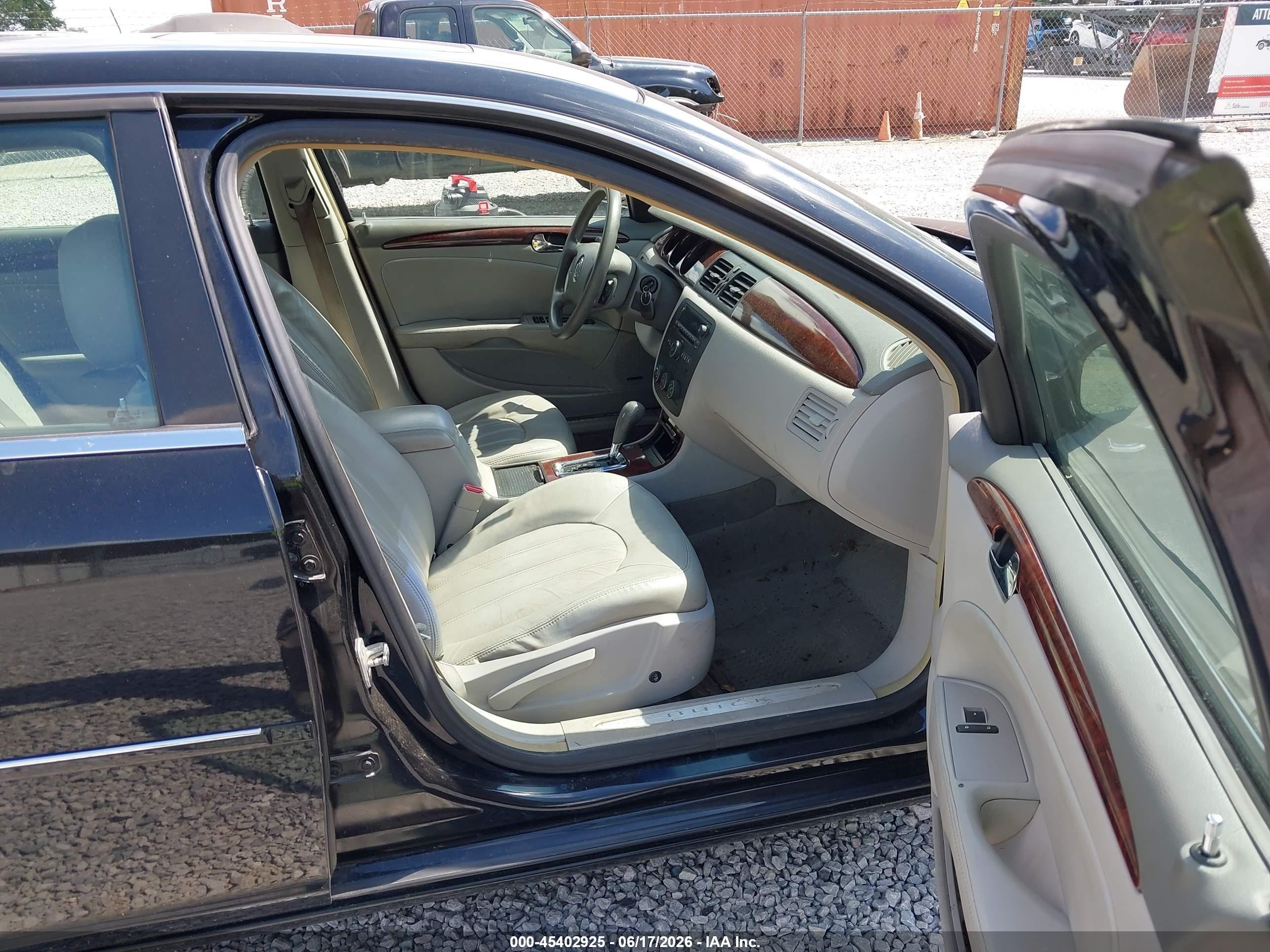 2006 Buick Lucerne Cx Black vin: 1G4HP57286U210622