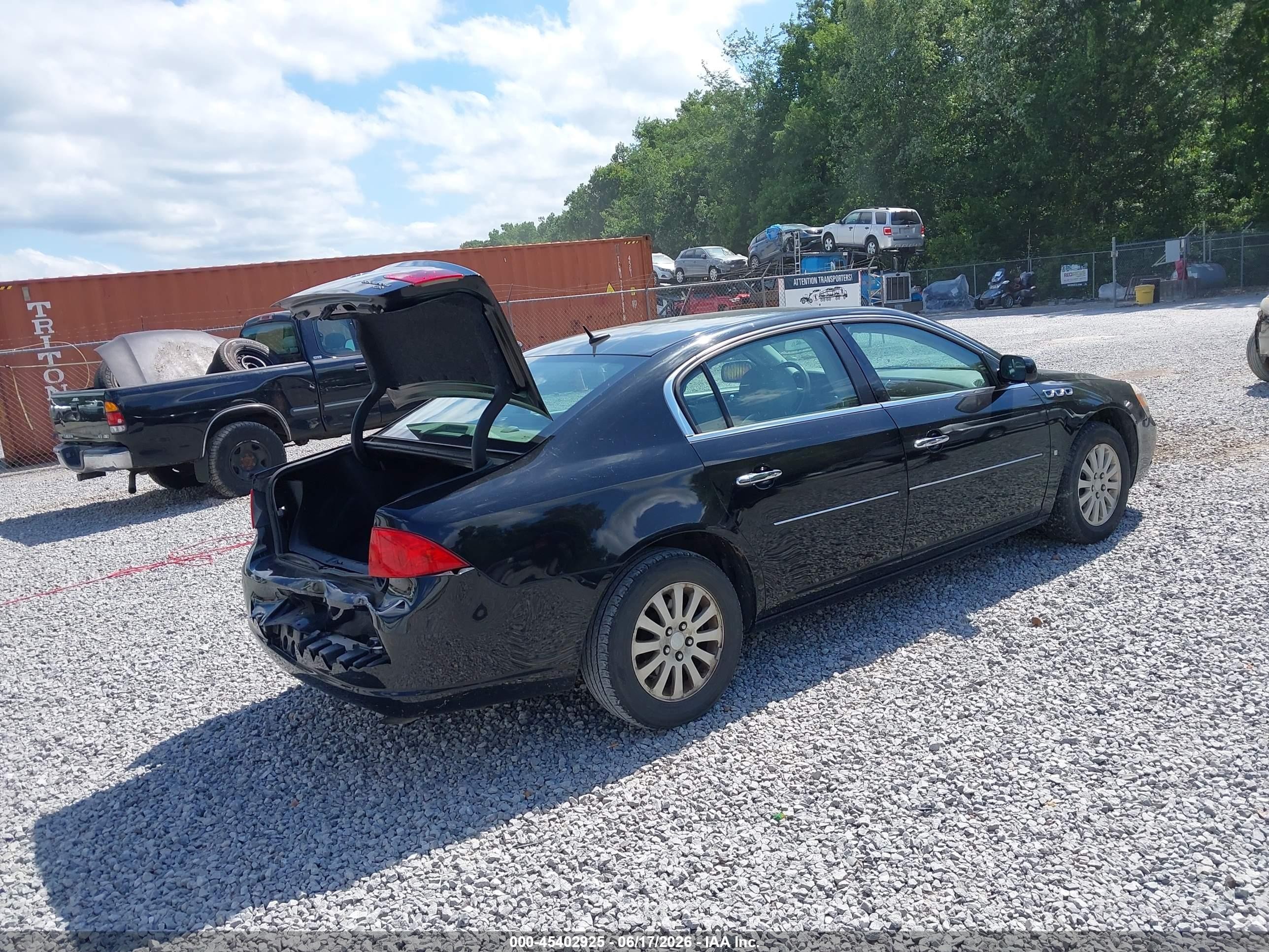 2006 Buick Lucerne Cx Black vin: 1G4HP57286U210622