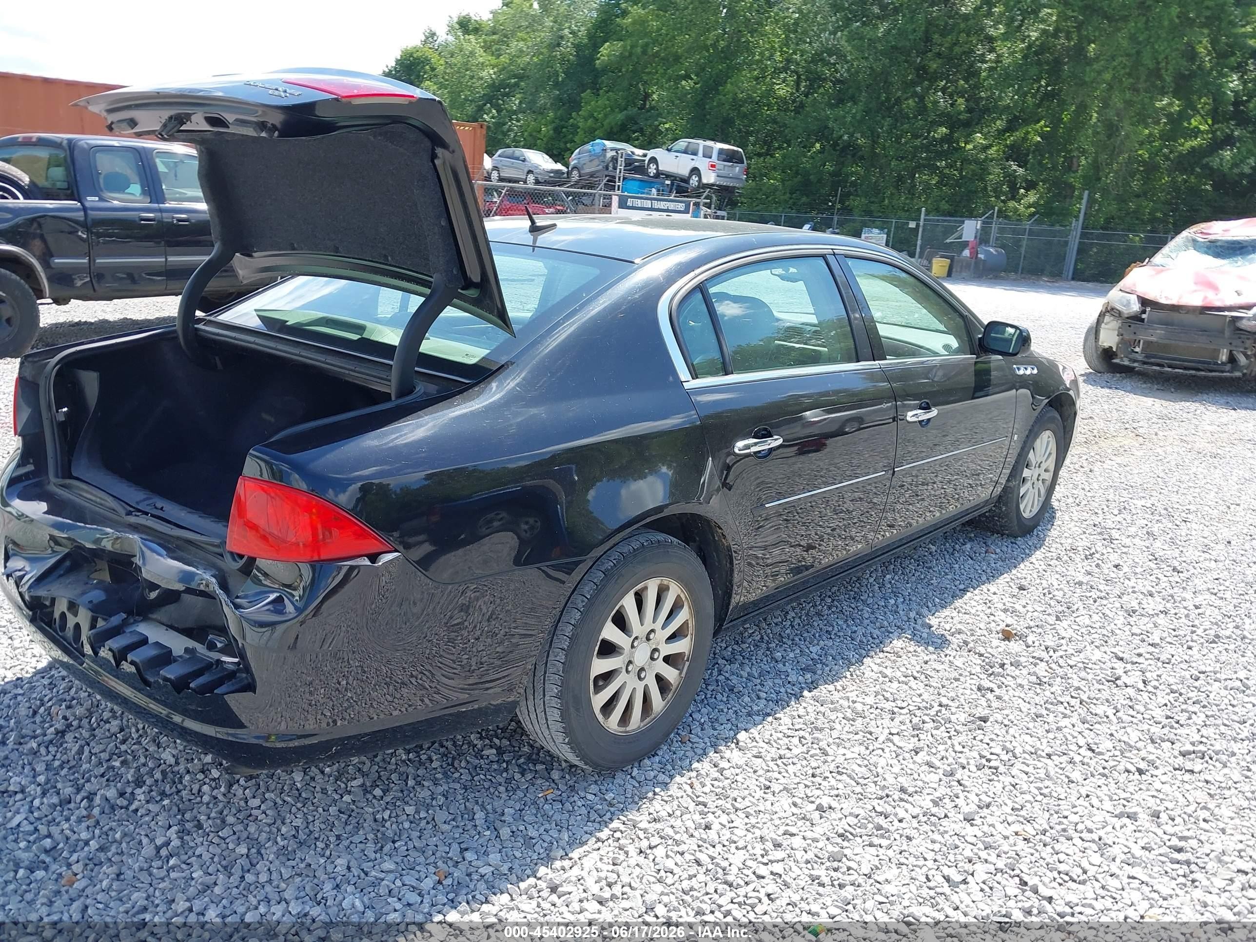 2006 Buick Lucerne Cx Black vin: 1G4HP57286U210622