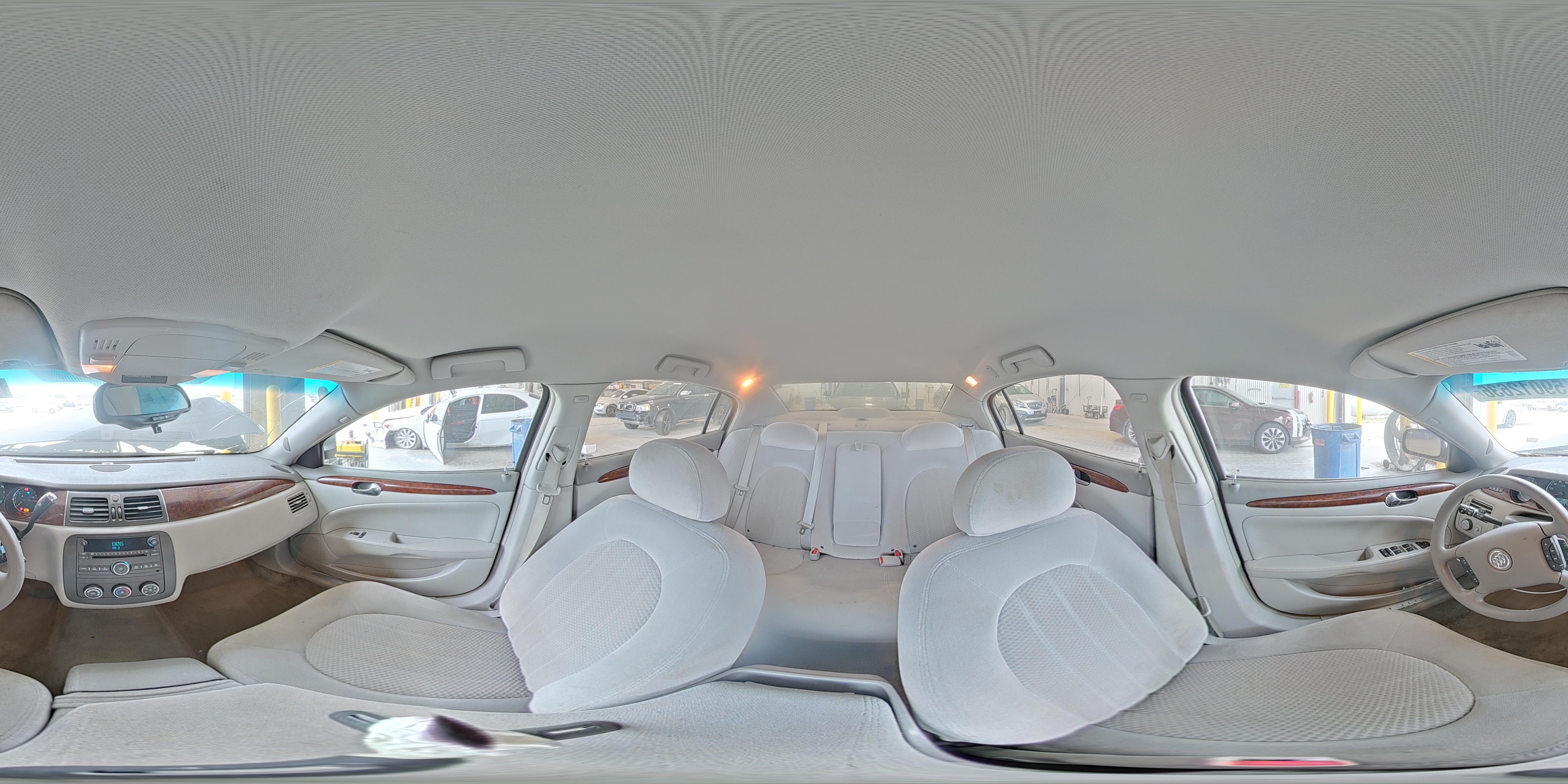 2007 Buick Lucerne Cx Gray vin: 1G4HP57287U179714