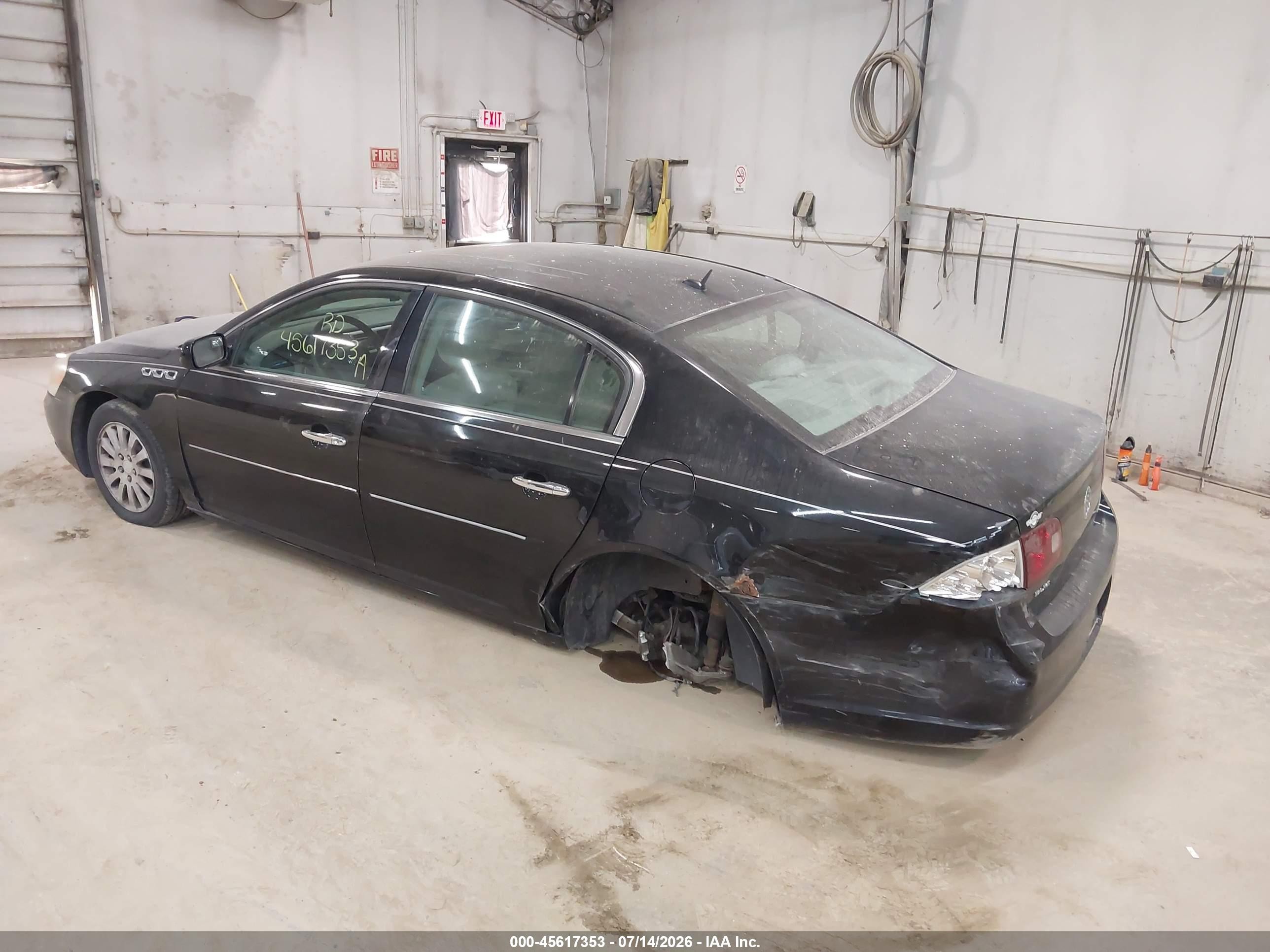 2007 Buick Lucerne Cx Black vin: 1G4HP572X7U212809
