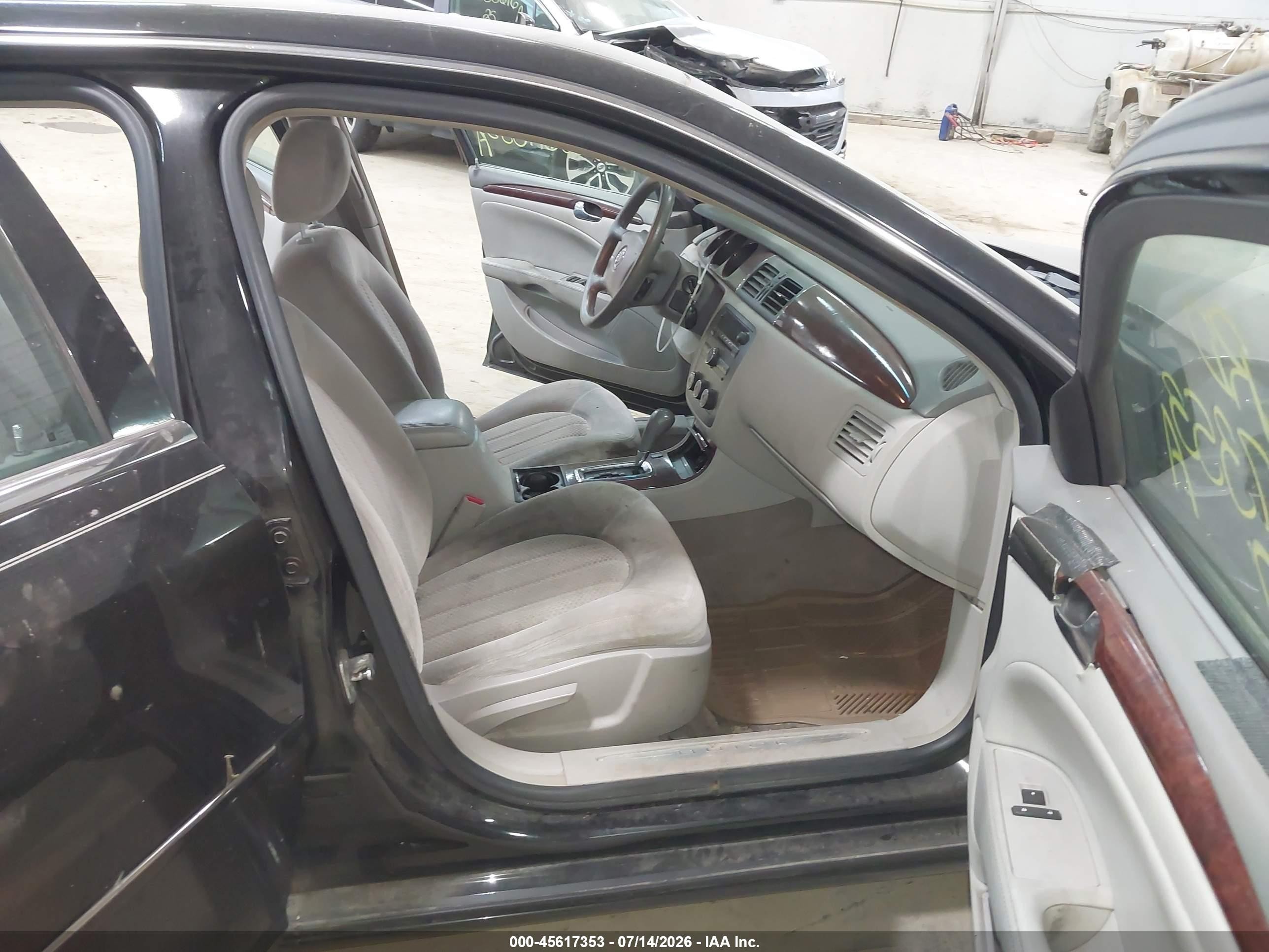 2007 Buick Lucerne Cx Black vin: 1G4HP572X7U212809