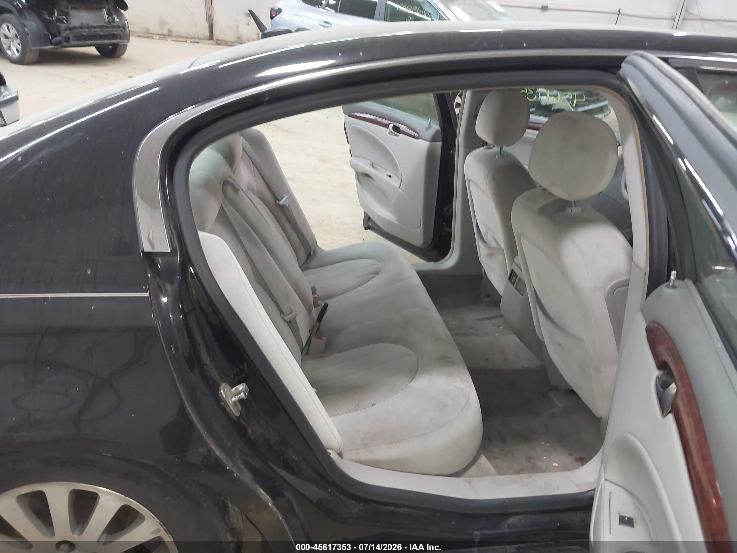 2007 Buick Lucerne Cx Black vin: 1G4HP572X7U212809