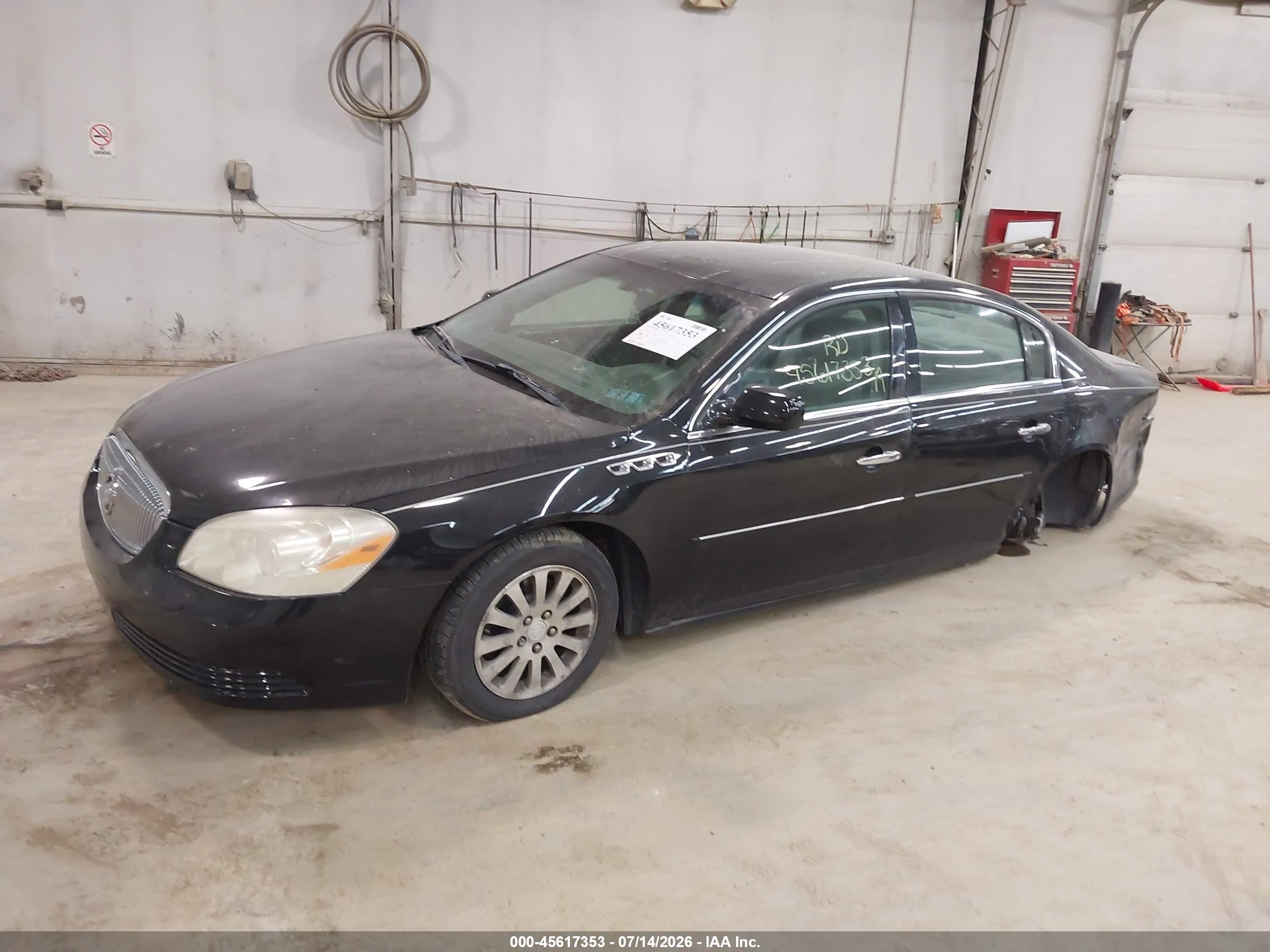 2007 Buick Lucerne Cx Black vin: 1G4HP572X7U212809