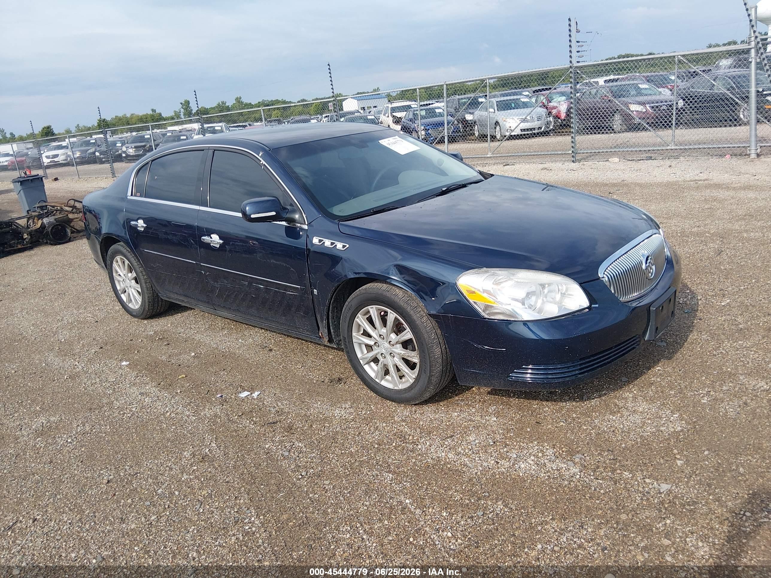 2009 Buick Lucerne Cx Dark Blue vin: 1G4HP57M19U141102