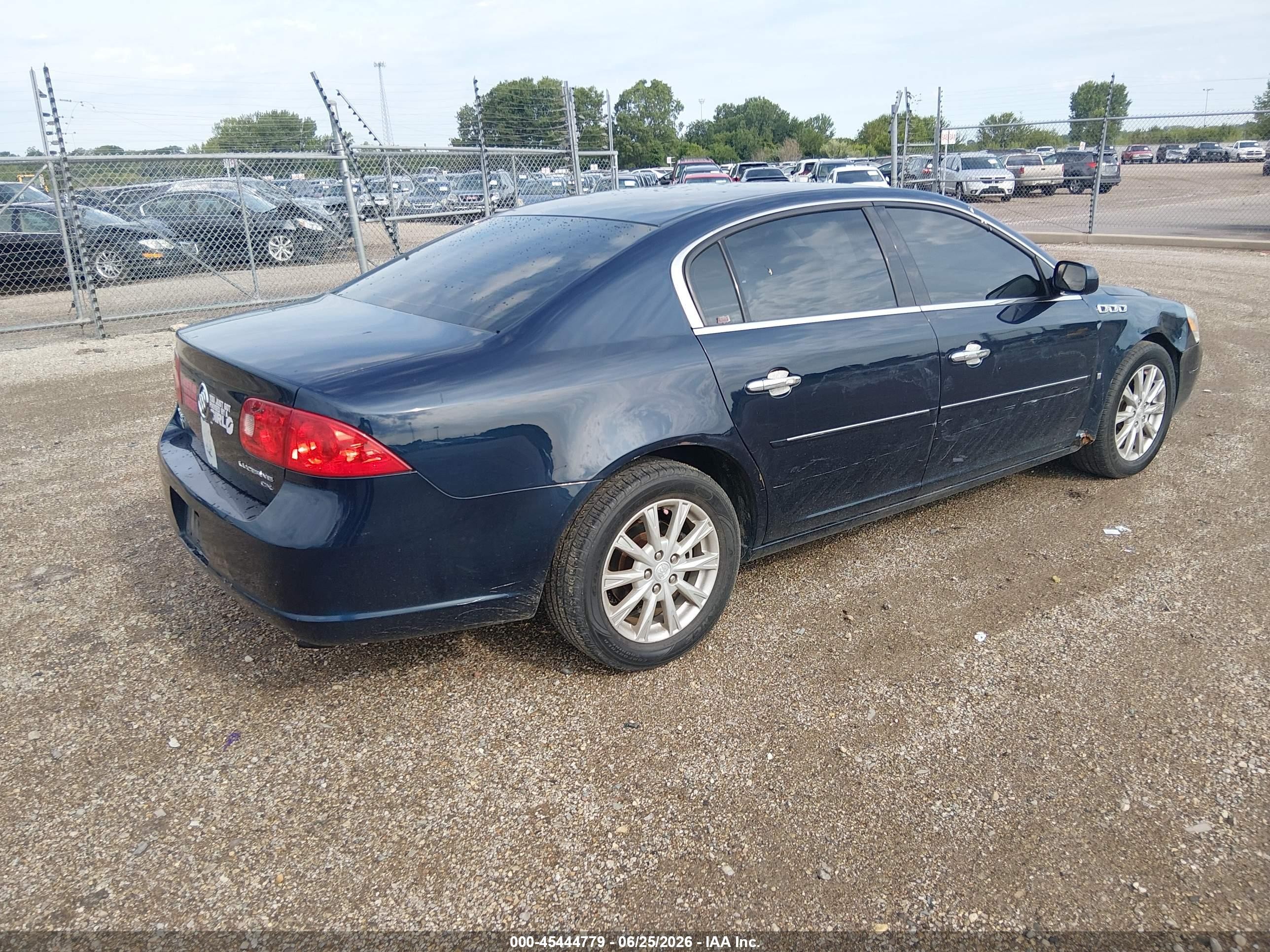 2009 Buick Lucerne Cx Dark Blue vin: 1G4HP57M19U141102