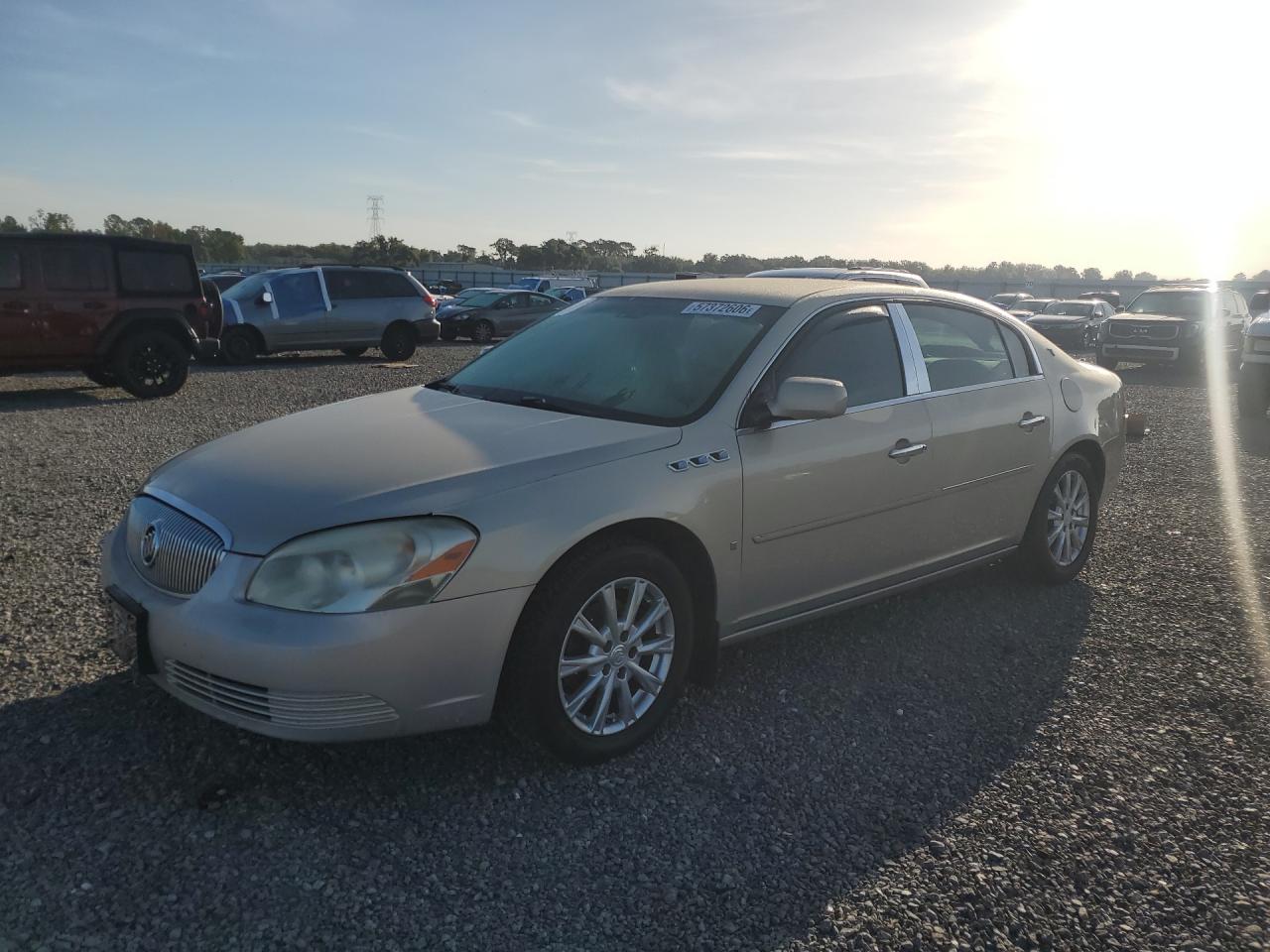 2009 Buick Lucerne Cx Beige vin: 1G4HP57M29U142372