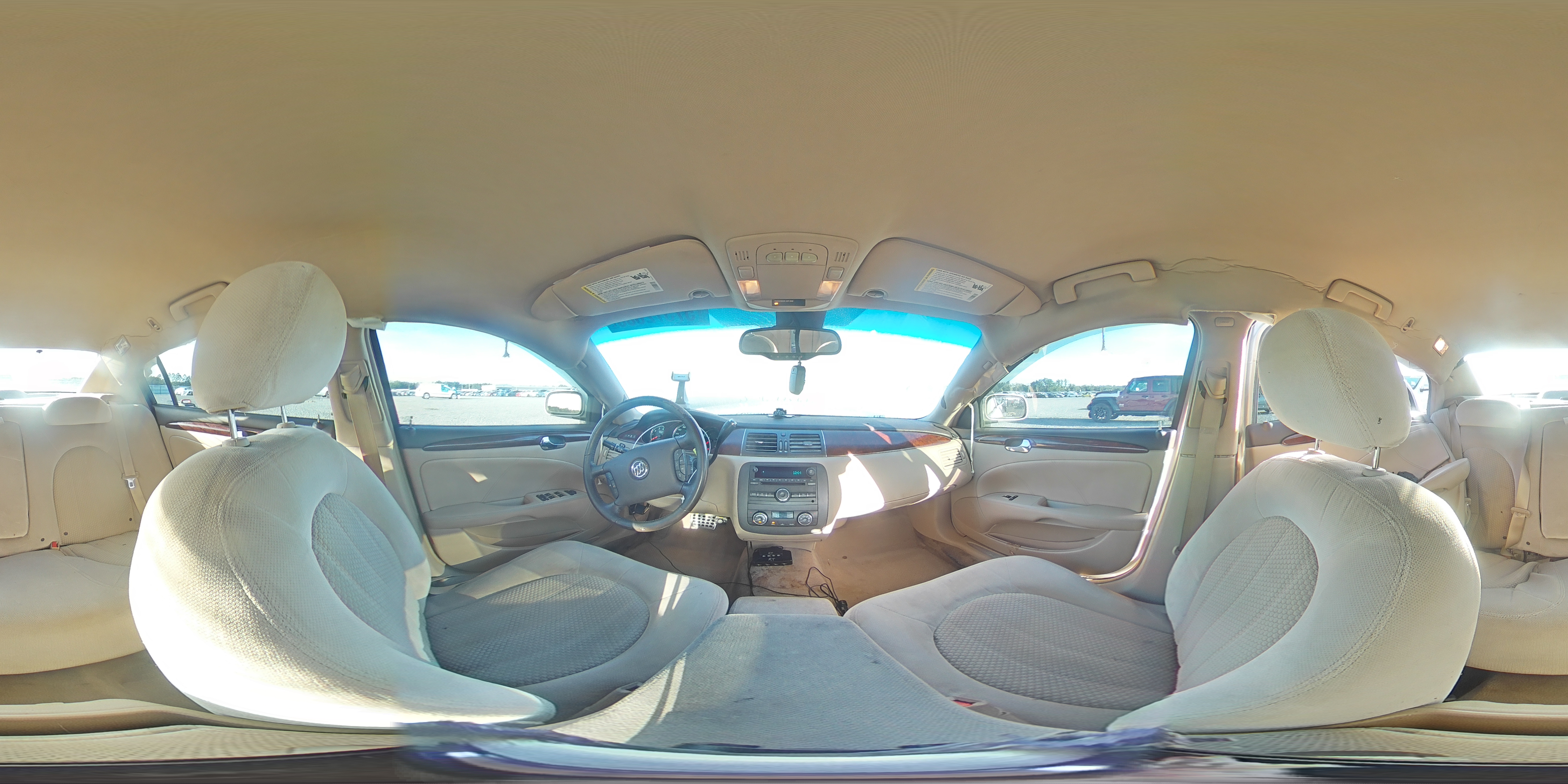 2009 Buick Lucerne Cx Beige vin: 1G4HP57M29U142372