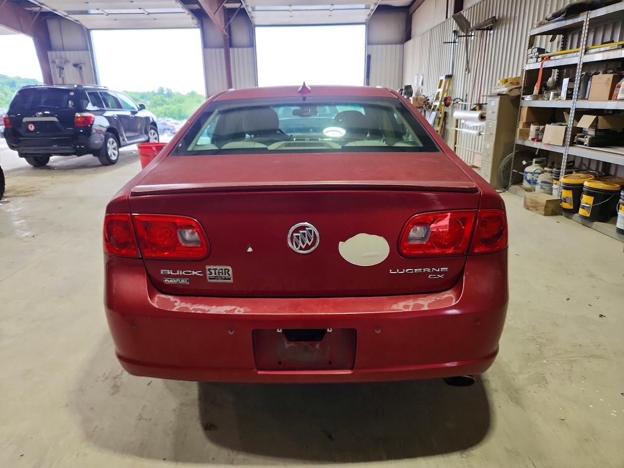 2009 Buick Lucerne Cx Red vin: 1G4HP57M39U141344