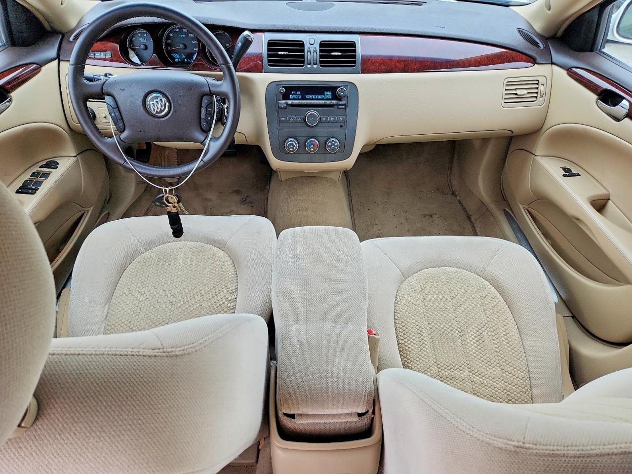 2009 Buick Lucerne Cx White vin: 1G4HP57M49U103833