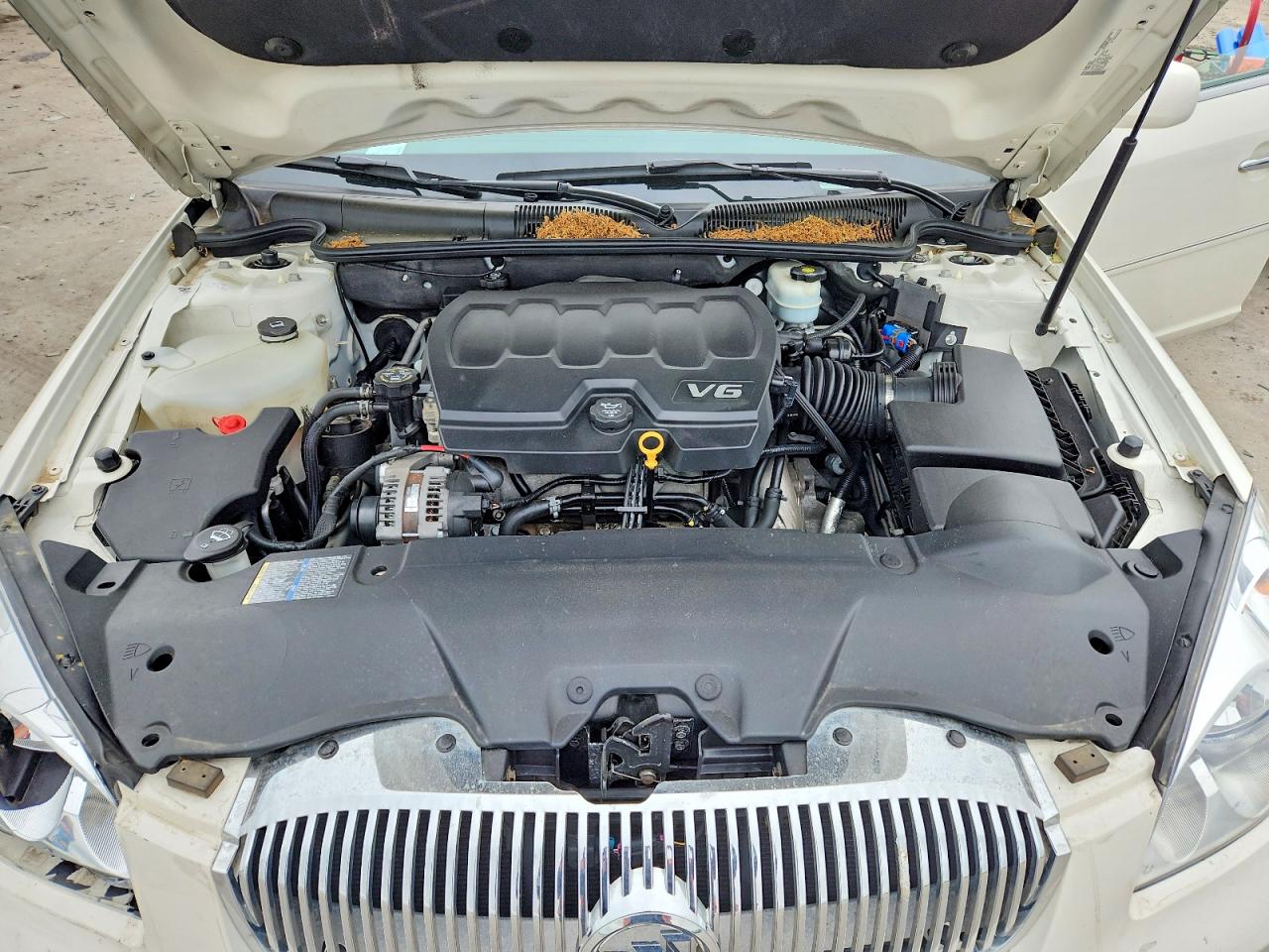2009 Buick Lucerne Cx White vin: 1G4HP57M49U103833