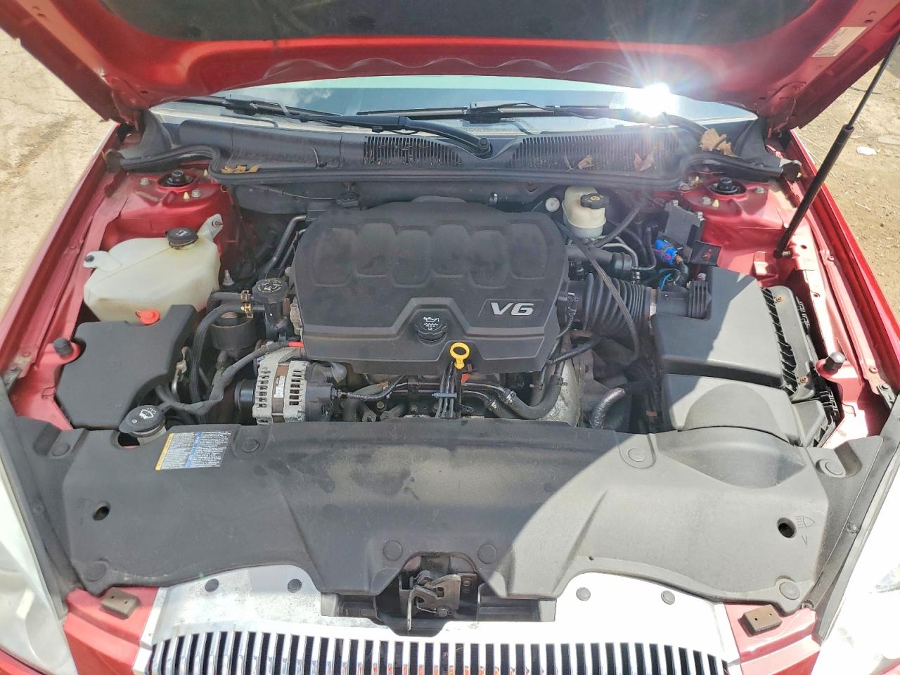 2009 Buick Lucerne Cx Red vin: 1G4HP57M79U140259
