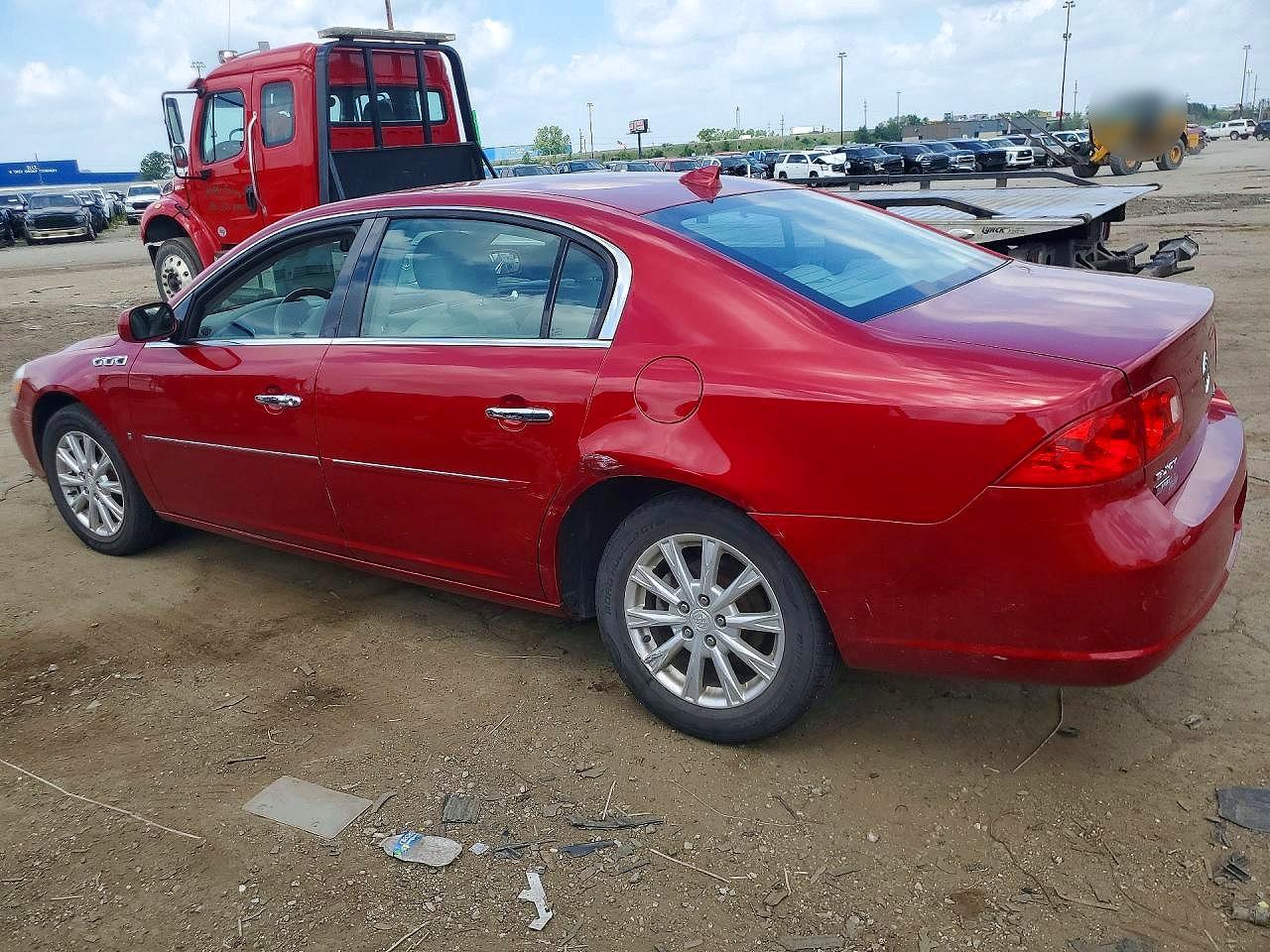 2009 Buick Lucerne Cx Red vin: 1G4HP57M79U140259