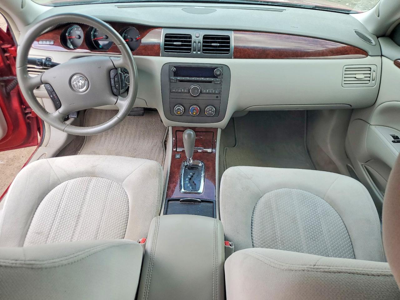 2009 Buick Lucerne Cx Red vin: 1G4HP57M79U140259