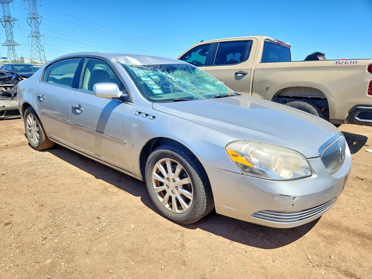 2009 Buick Lucerne Cx Silver vin: 1G4HP57M89U146832