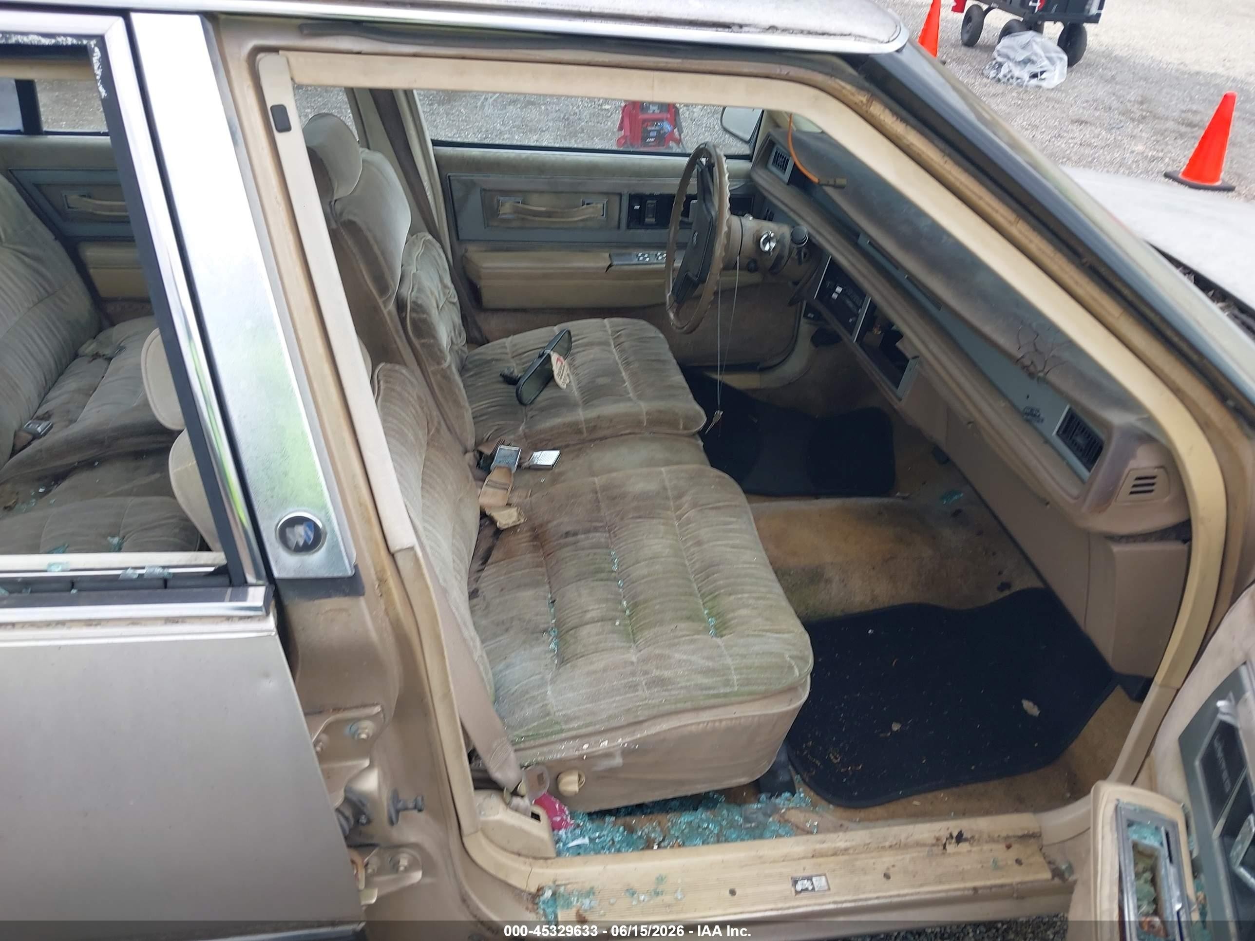 1987 Buick Lesabre Limited Gold vin: 1G4HR5130HH417450