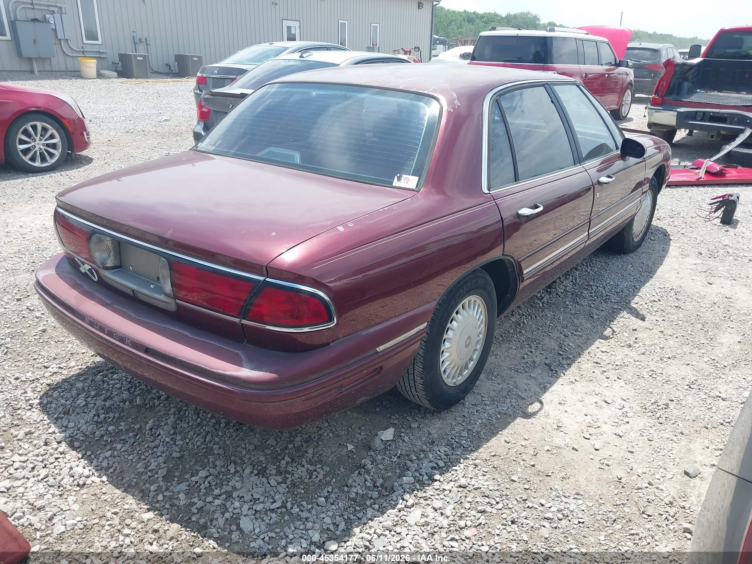 1997 Buick Lesabre Limited Темно-бордовый vin: 1G4HR52K4VH521201