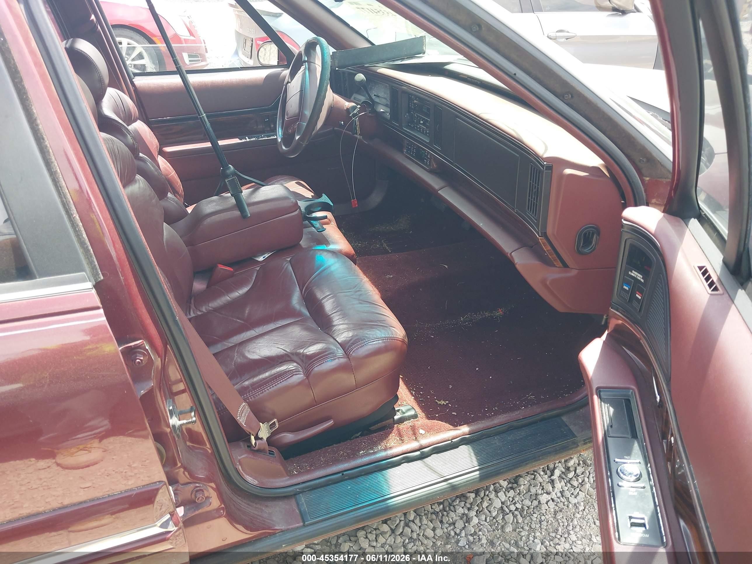 1997 Buick Lesabre Limited Темно-бордовый vin: 1G4HR52K4VH521201