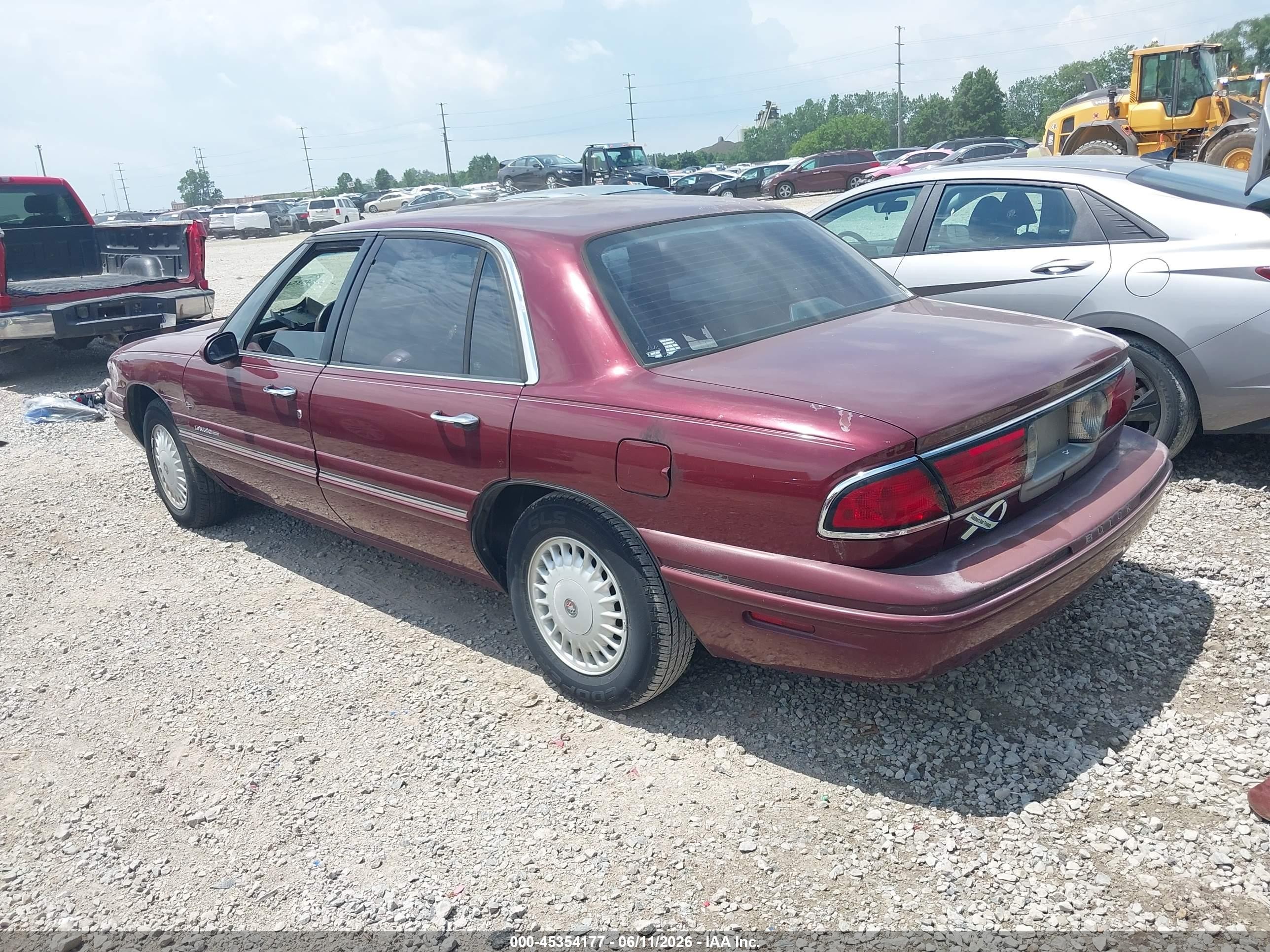 1997 Buick Lesabre Limited Темно-бордовый vin: 1G4HR52K4VH521201