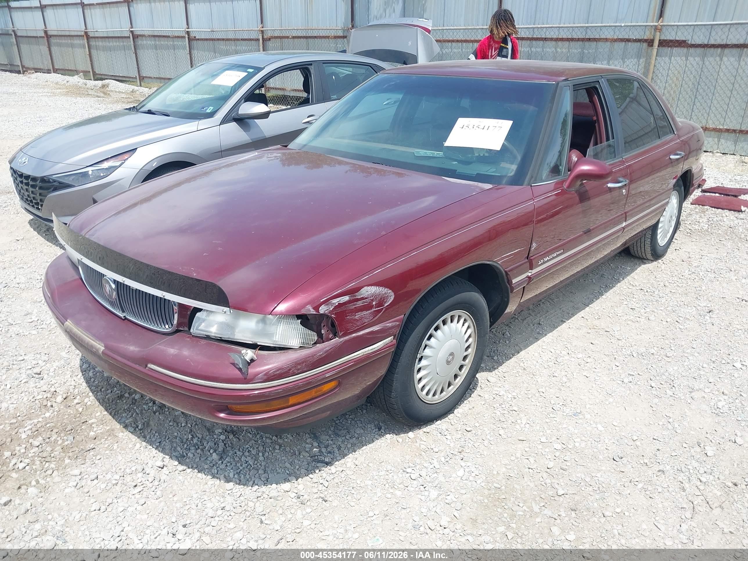 1997 Buick Lesabre Limited Темно-бордовый vin: 1G4HR52K4VH521201