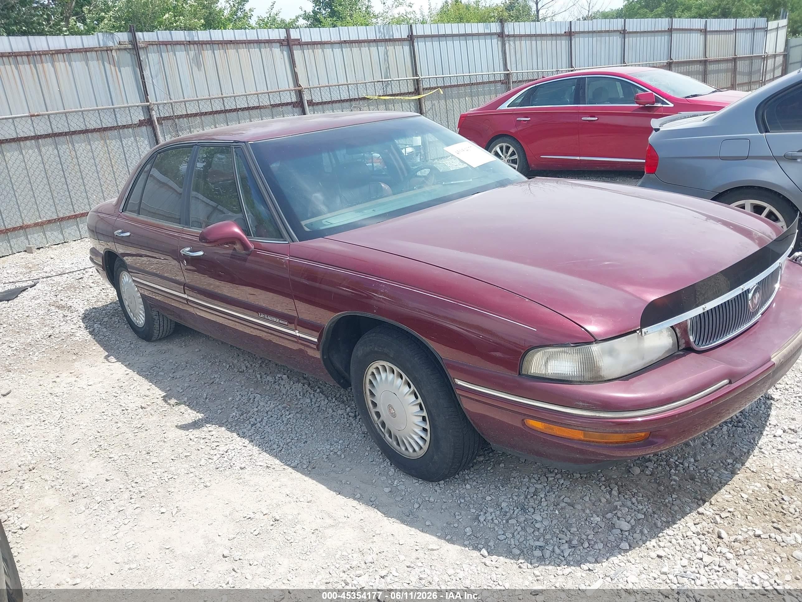 1997 Buick Lesabre Limited Темно-бордовый vin: 1G4HR52K4VH521201