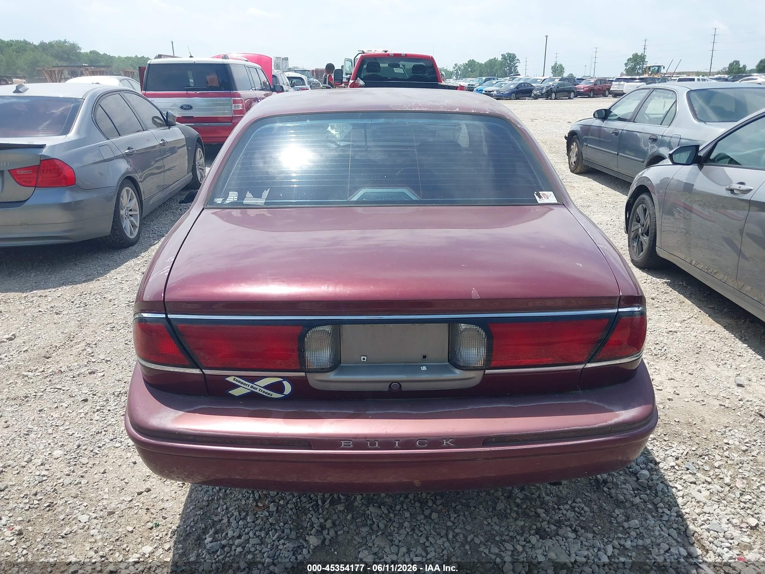 1997 Buick Lesabre Limited Темно-бордовый vin: 1G4HR52K4VH521201
