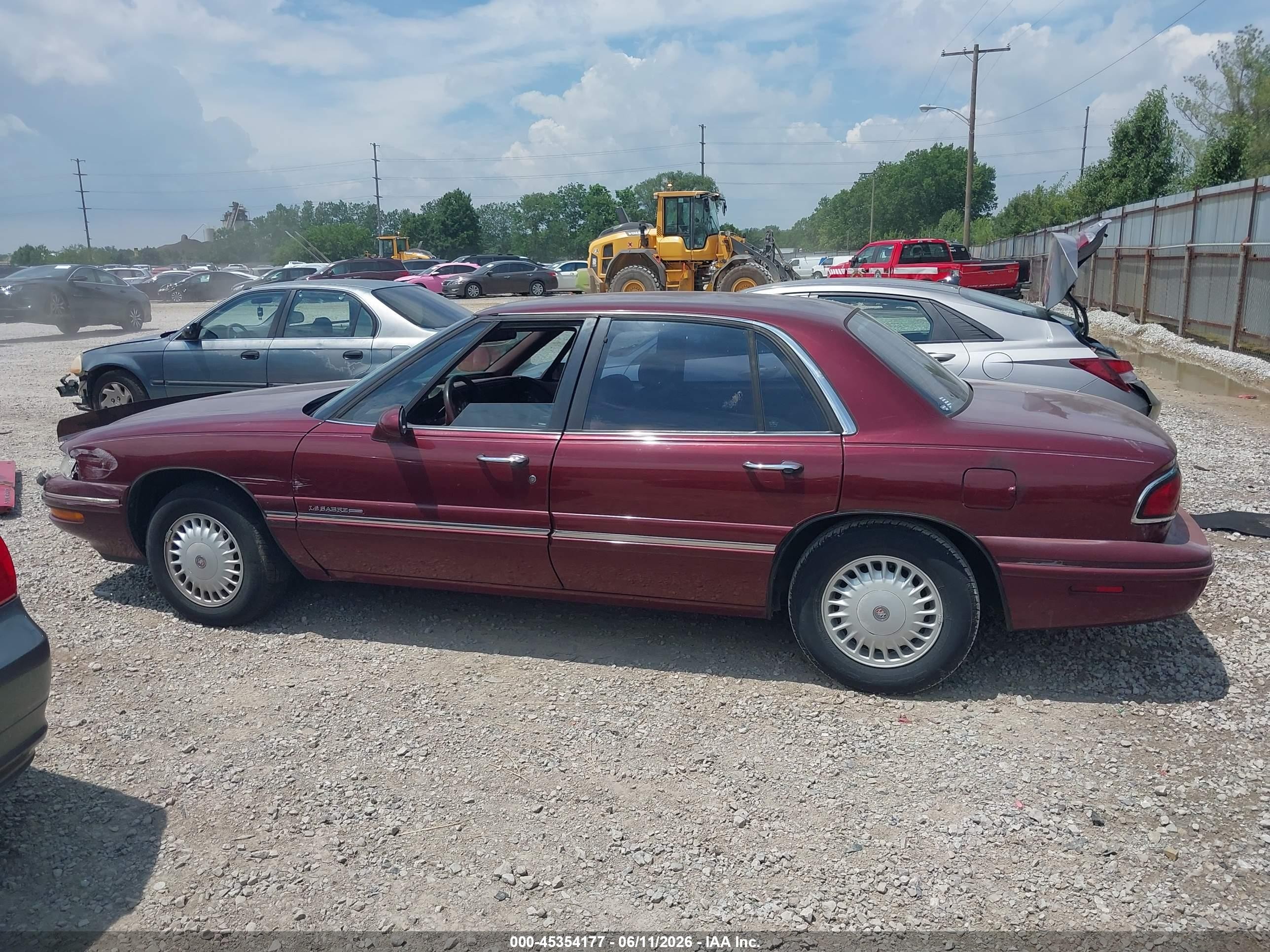 1997 Buick Lesabre Limited Темно-бордовый vin: 1G4HR52K4VH521201